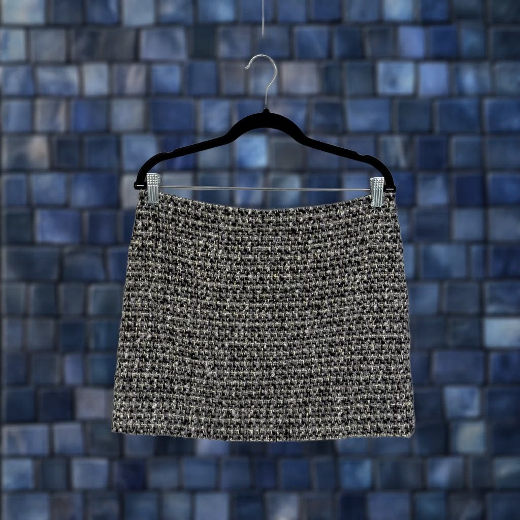 J.Crew J.Crew Skirt Womens 6 Gray Boucle Tweed Mini Pencil Lined Winter Office Size 28" / US 6 / IT 42 - 1 Thumbnail