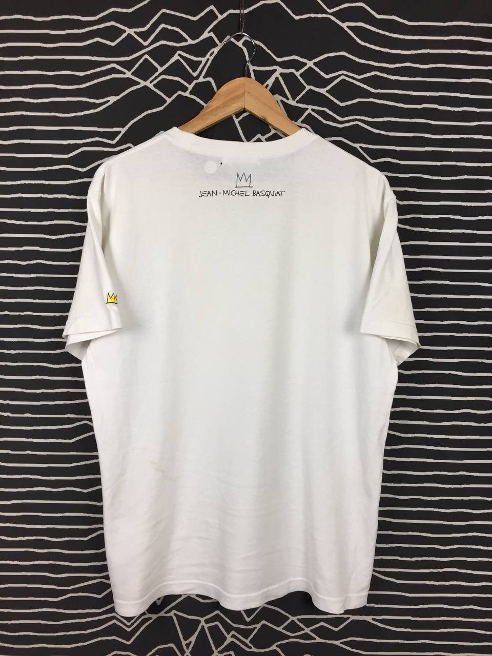 Jean-Michel Basquiat × Uniqlo × Vintage Vtg Jean Michel Basquiat Notary Crown Pop Art Tee Size US L / EU 52-54 / 3 - 10 Thumbnail