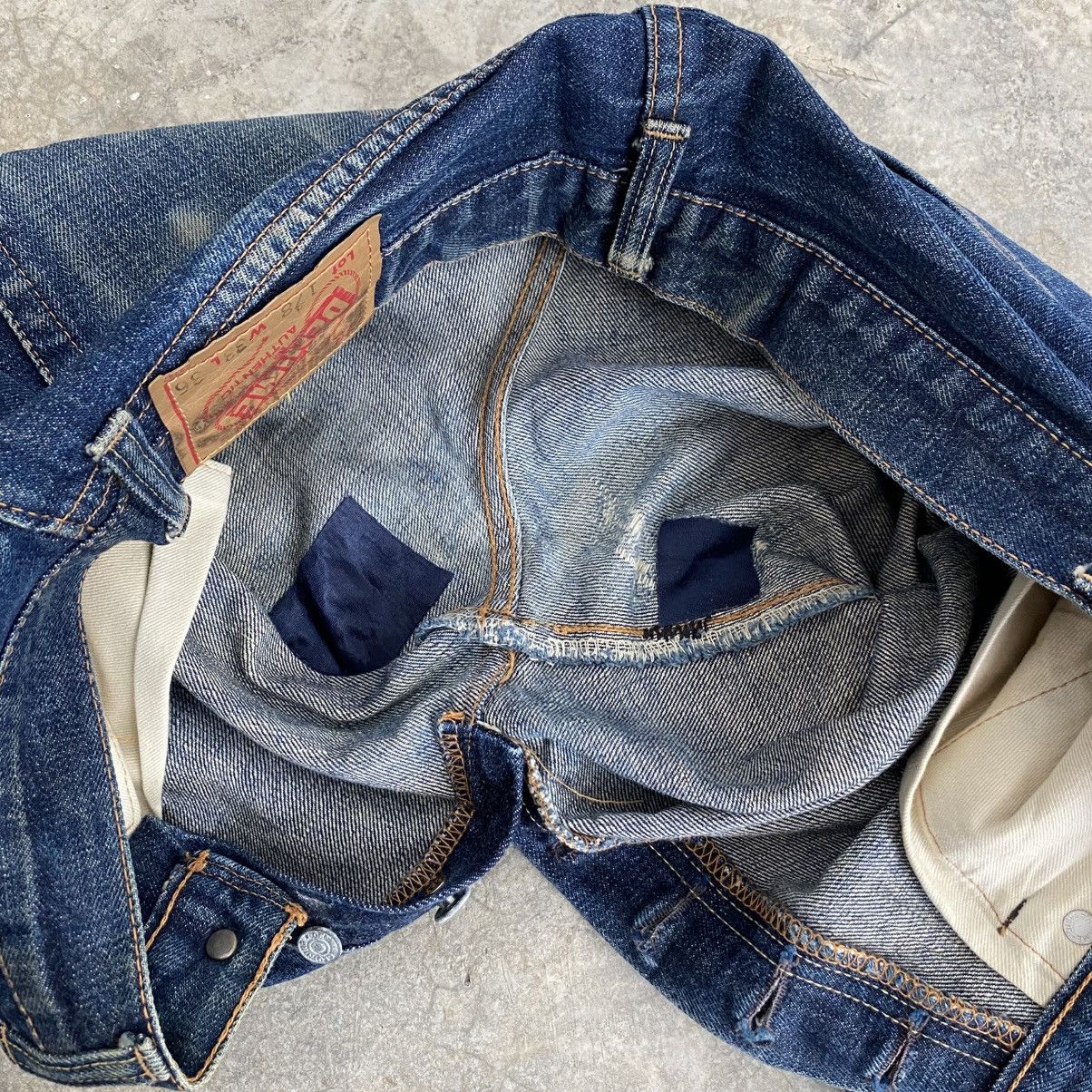 Denime Vintage 90’s Denime Japan Faded Blue Selvedge Jeans Size US 32 / EU 48 - 9 Thumbnail