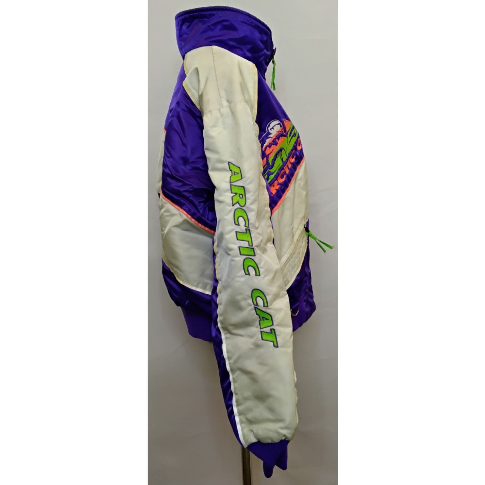 Other Arctic Cat Snowmobile Jacket Women L Purple Embroidered VTG Size L / US 10 / IT 46 - 4 Thumbnail