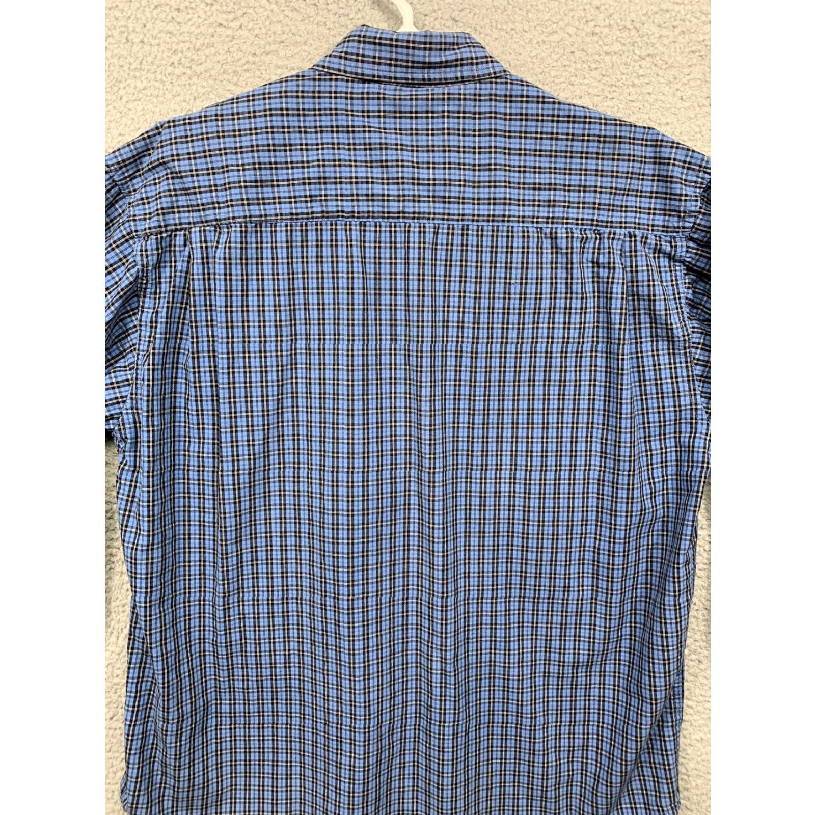Wrangler VINTAGE Wrangler Button Shirt Men’s L Blue Black Plaid 1 Pocket Western Button-Up Size US L / EU 52-54 / 3 - 7 Thumbnail