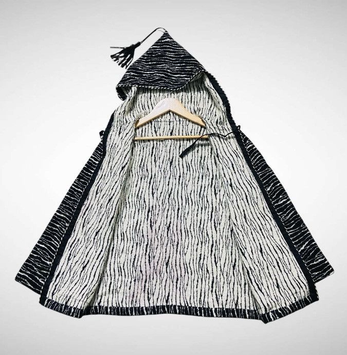 agnes b. Vintage 90’s Agnes B. Hooded Tassel Coat - Knit Djellaba Size US L / EU 52-54 / 3 - 7 Thumbnail