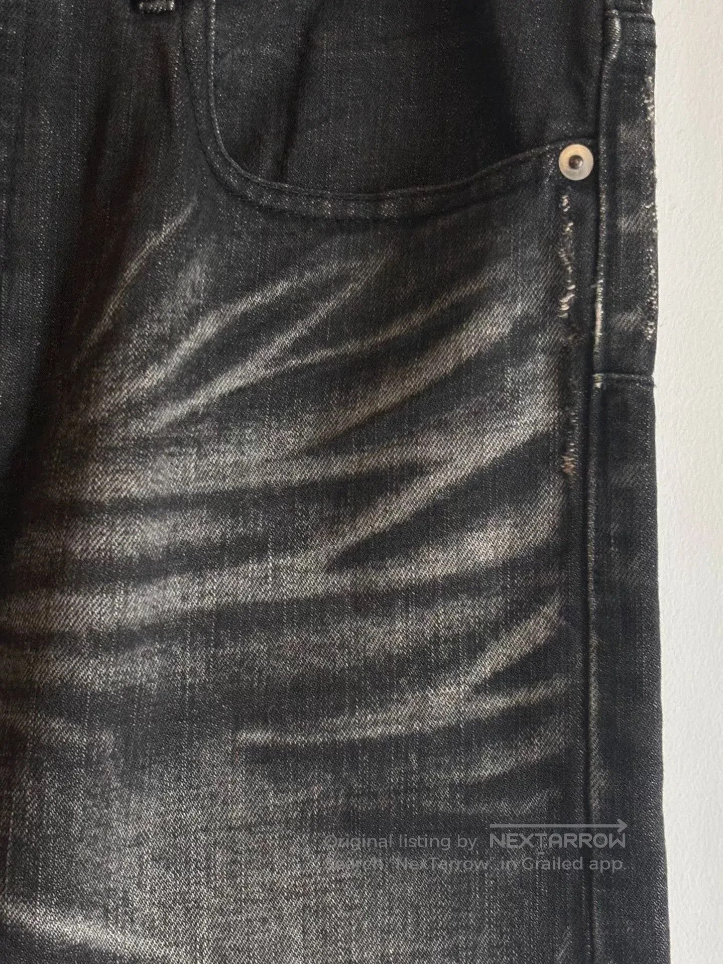 Dior Dior Homme SS 2003 Black Denim Pants. Size US 32 / EU 48 - 2 Thumbnail