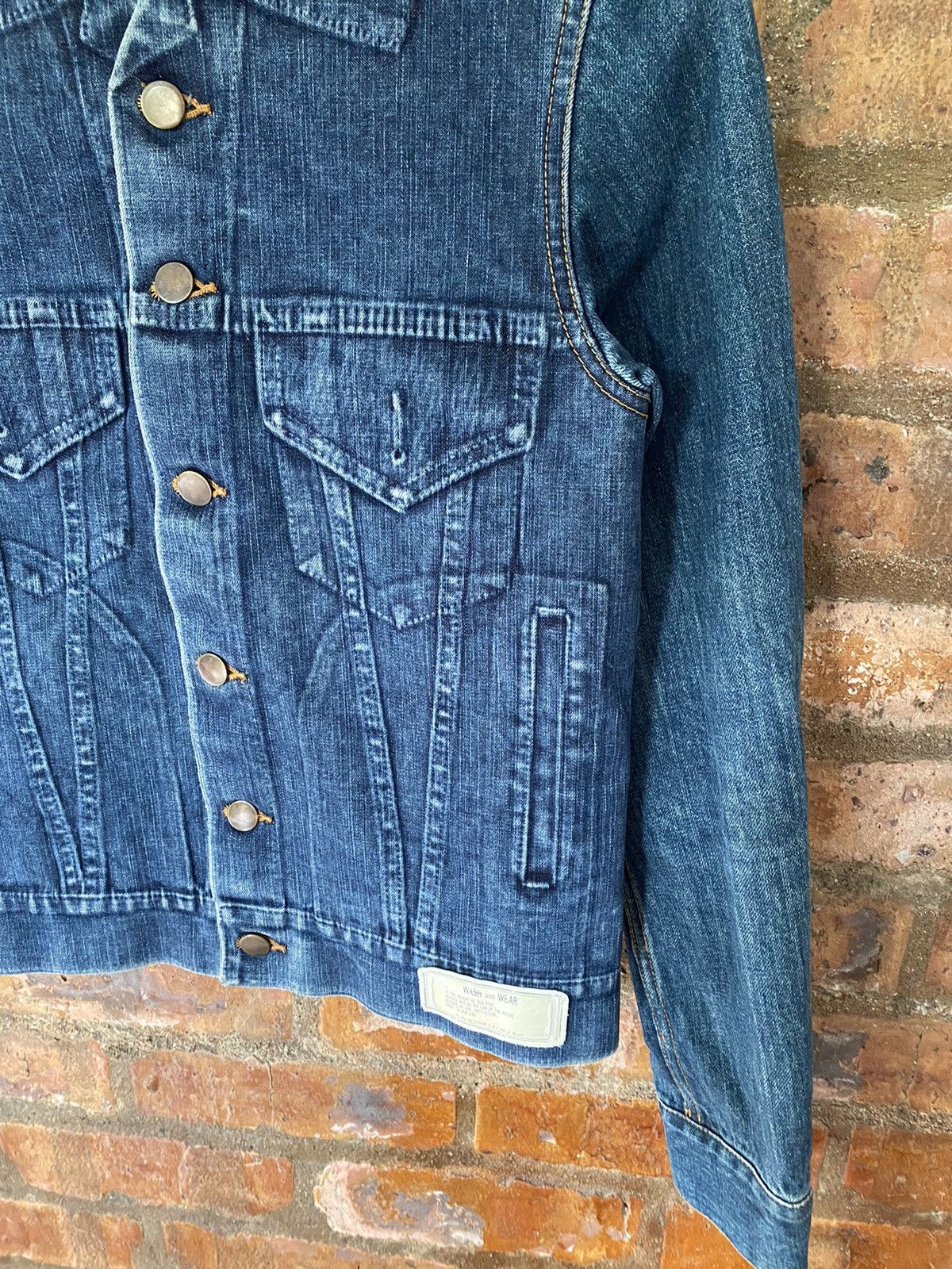 Maison MIHARA YASUHIRO 🔥2000s 🔥 OG trompe l'oeil denim Jacket Size US S / EU 44-46 / 1 - 5 Thumbnail