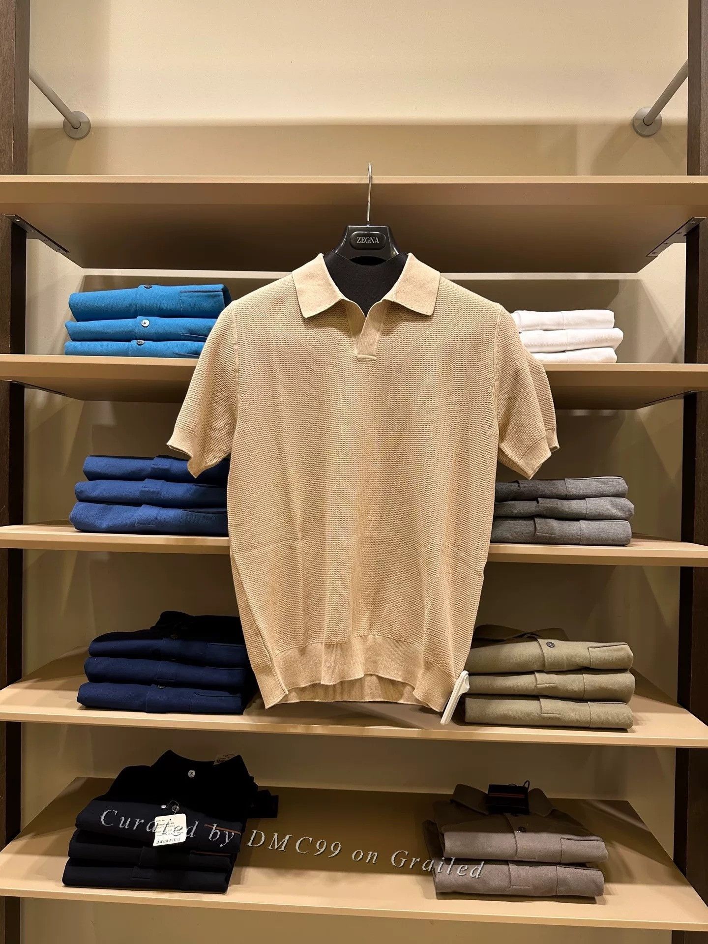 Ermenegildo Zegna Zegna Premium Cotton Short Polo Shirt Size US M / EU 48-50 / 2 - 1 Thumbnail