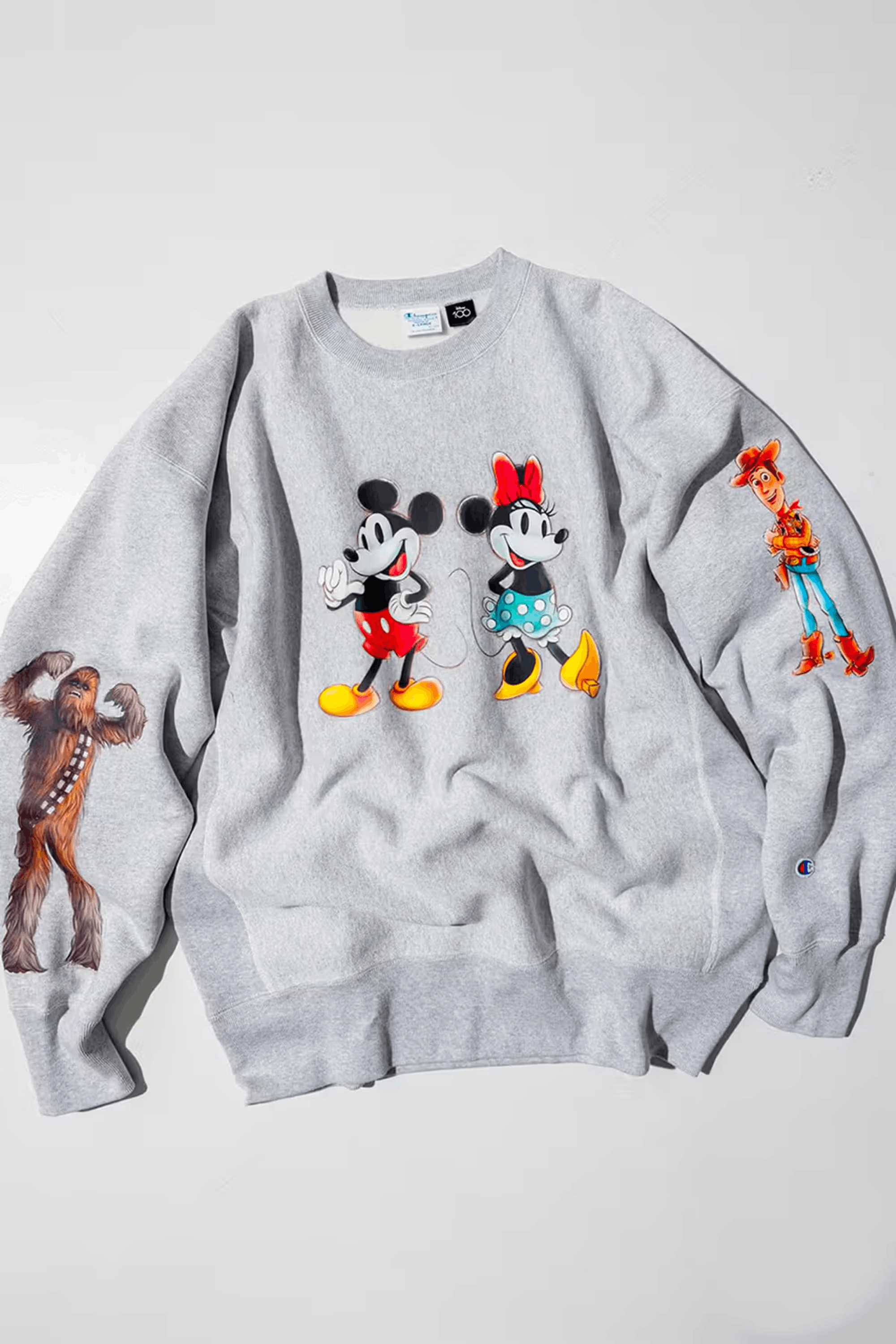 Beams Plus Champion Disney Champion x BEAMS Disney 100th anniversary Sweatshirt Grailed