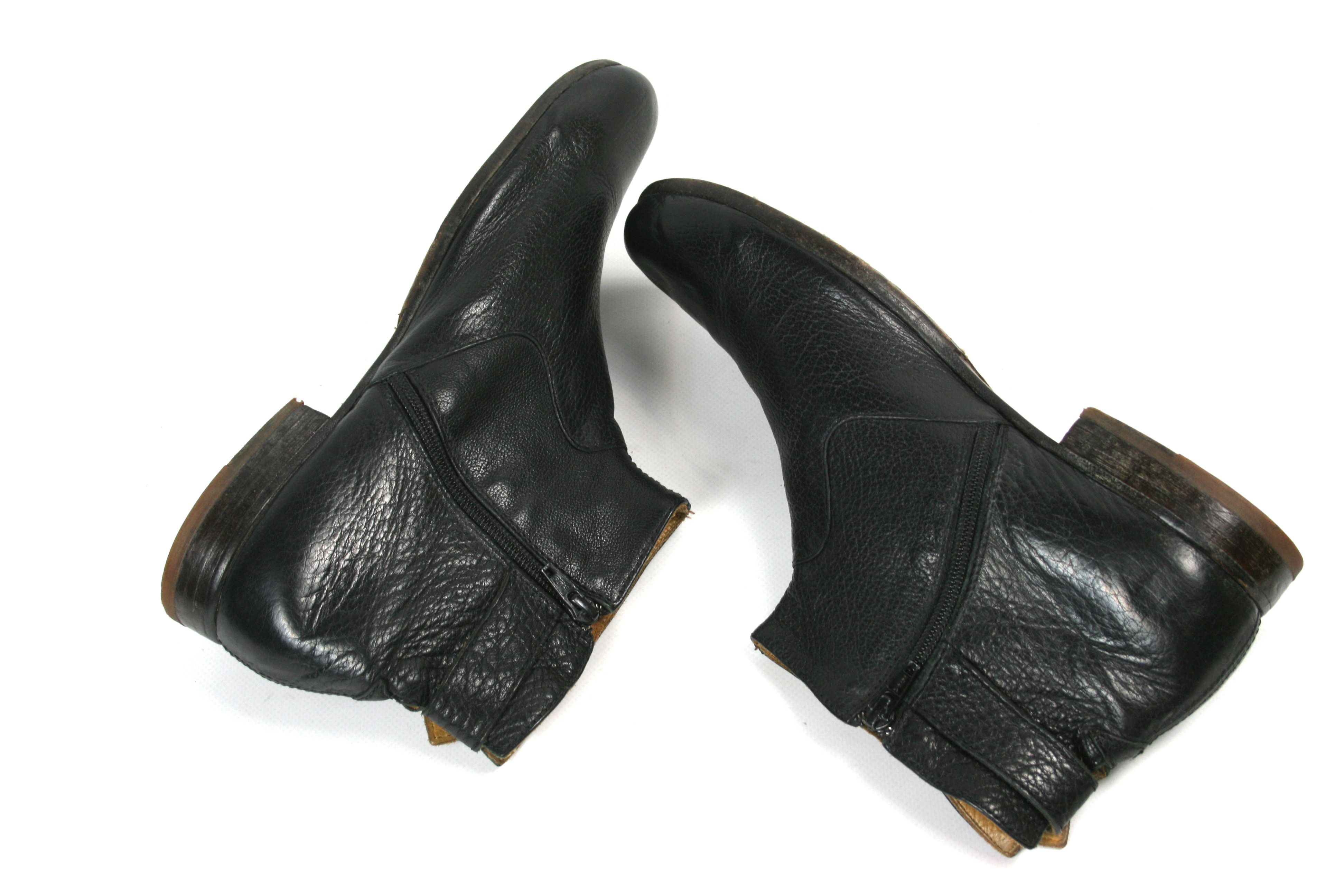 MoMA Avant Garde Biker Leather Boots Size US 9 / EU 42 - 7 Thumbnail