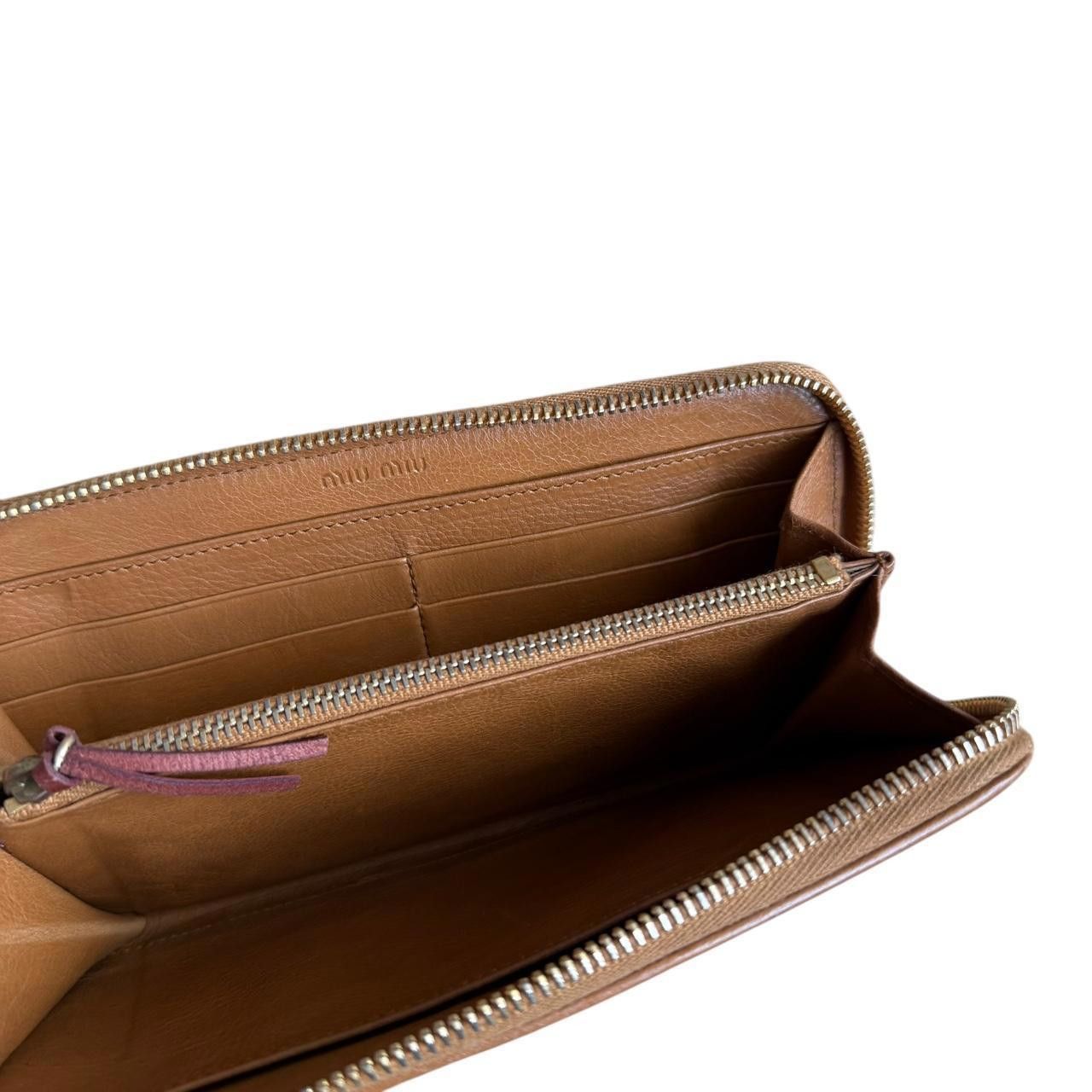 Miu Miu Miu Miu Women's Brown and Multi Wallet-purs Size ONE SIZE - 2 Thumbnail