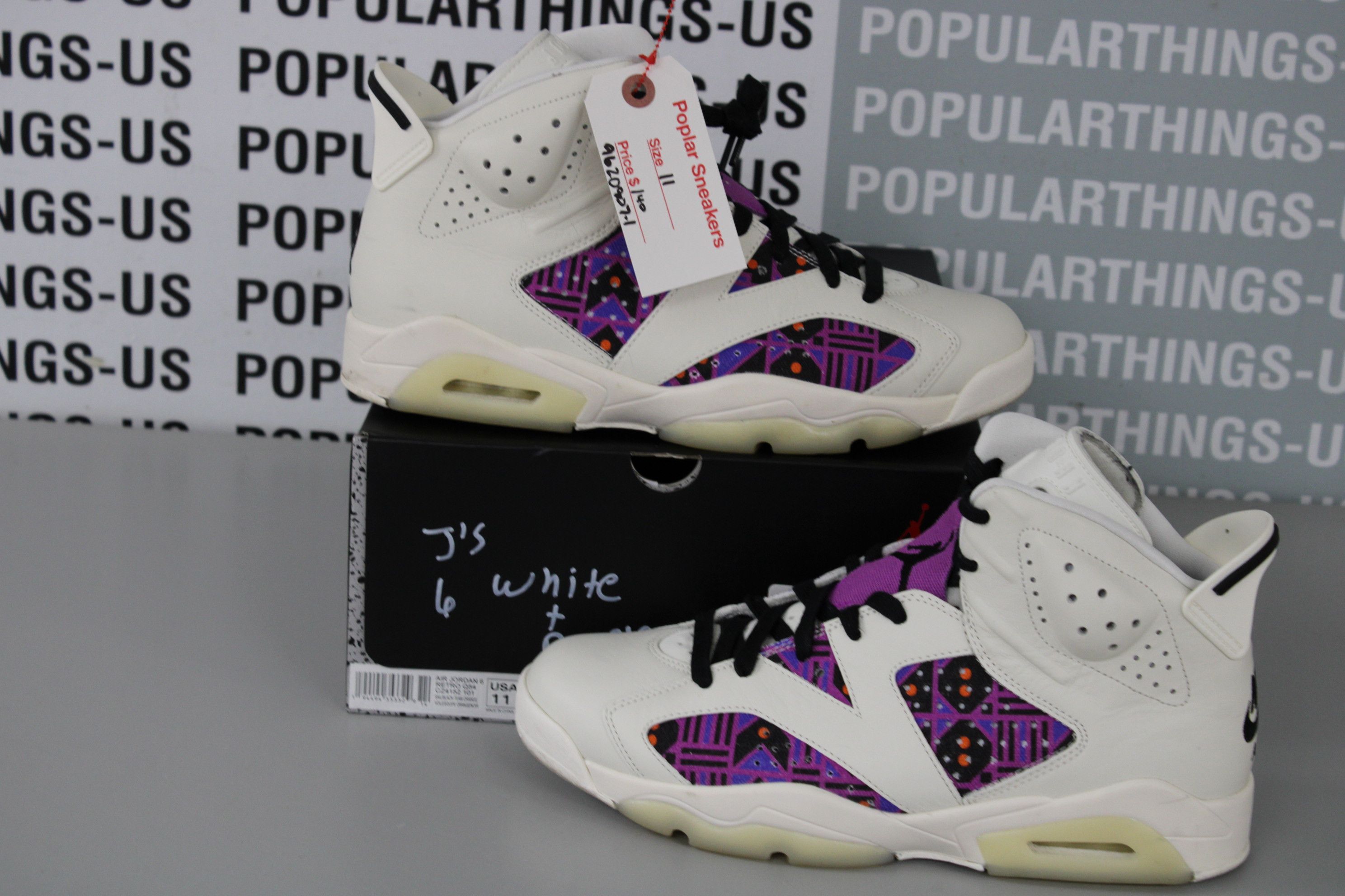 quai 54 jordan 6 purple