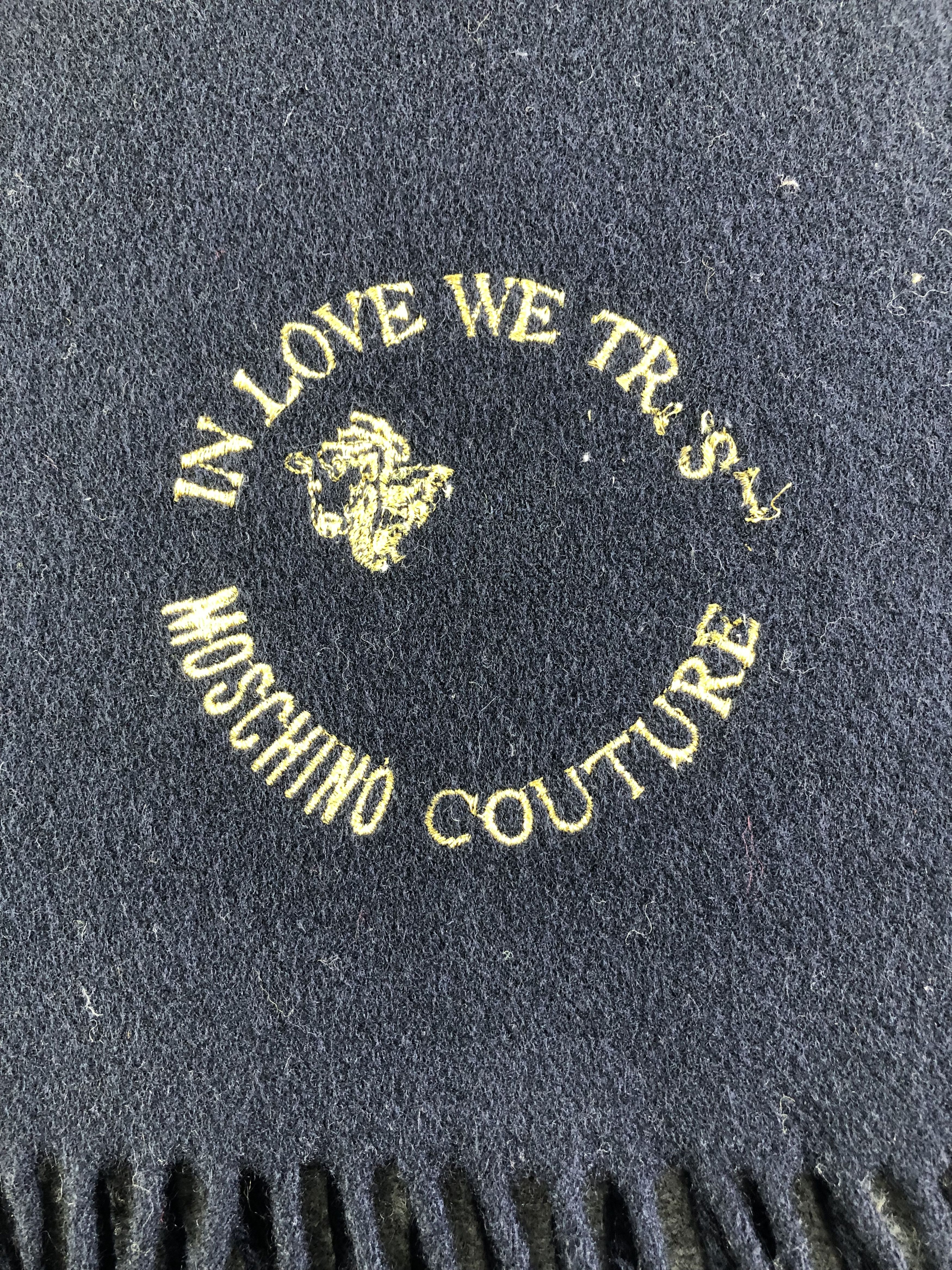 Vintage Moschino Scarf / Muffler / Neckwear SS1323 Size ONE SIZE - 4 Thumbnail
