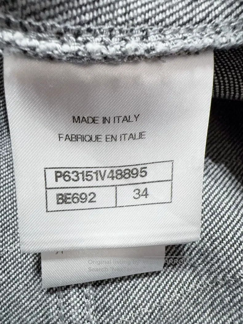 Chanel Chanel 20P black and grey chain jeans Size 42" / US 20 - 6 Thumbnail
