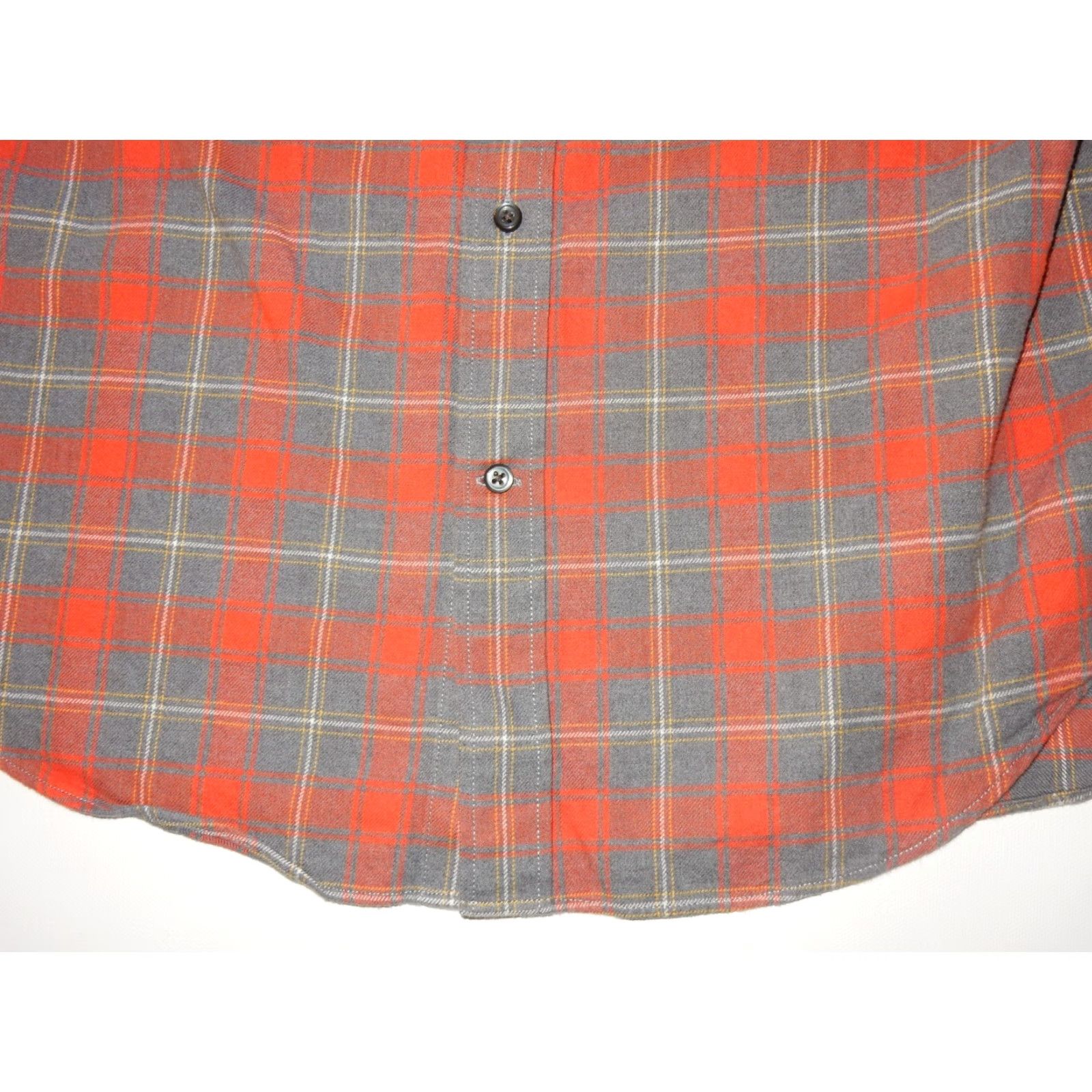 Banana Republic Banana Republic Men's Plaid Button-Up Shirt Size L Long Sleeve Red Size US L / EU 52-54 / 3 - 2 Thumbnail