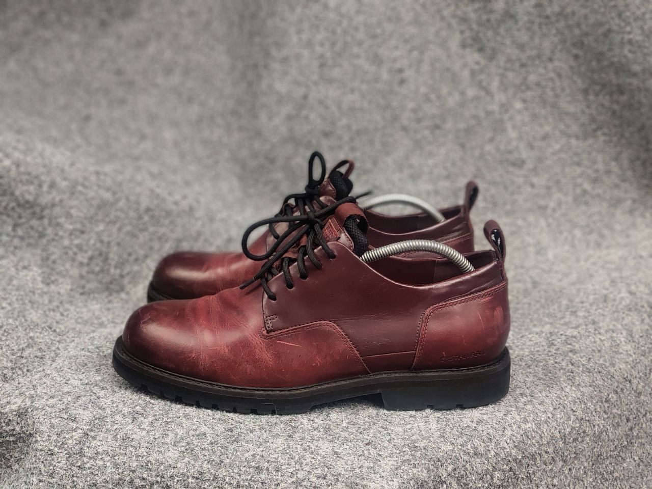G-Star G Star Raw Dark Burgundy Leather Derby Shoes Avant Garde Size US 11 / EU 44 - 7 Thumbnail