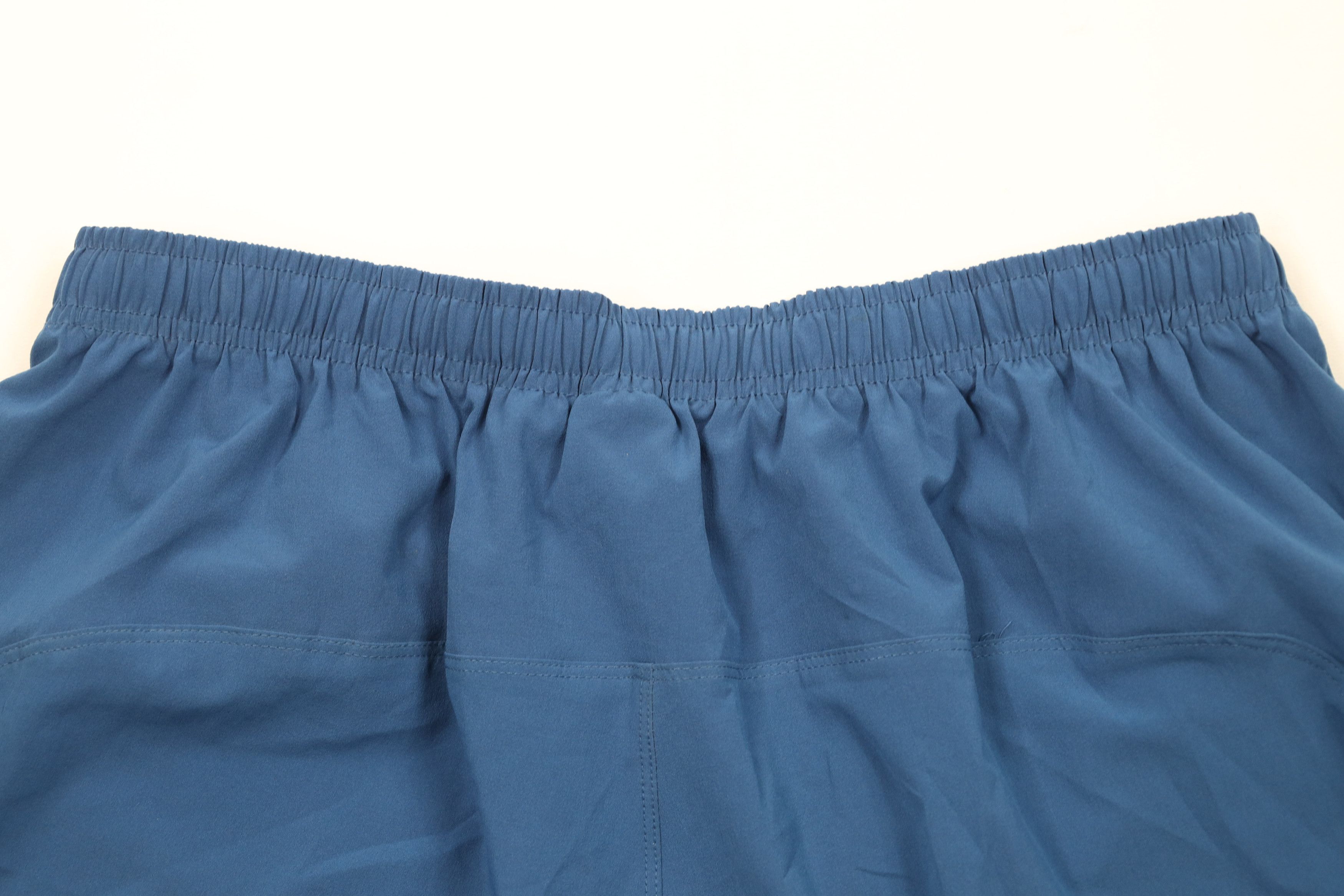Nike Vintage Nike Mini Swoosh Stretch Above Knee Shorts Blue Size US 36 / EU 52 - 12 Thumbnail