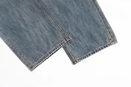 VIBE Y2k high street washed blue jeans pants oversized Size US 34 / EU 50 - 8 Thumbnail