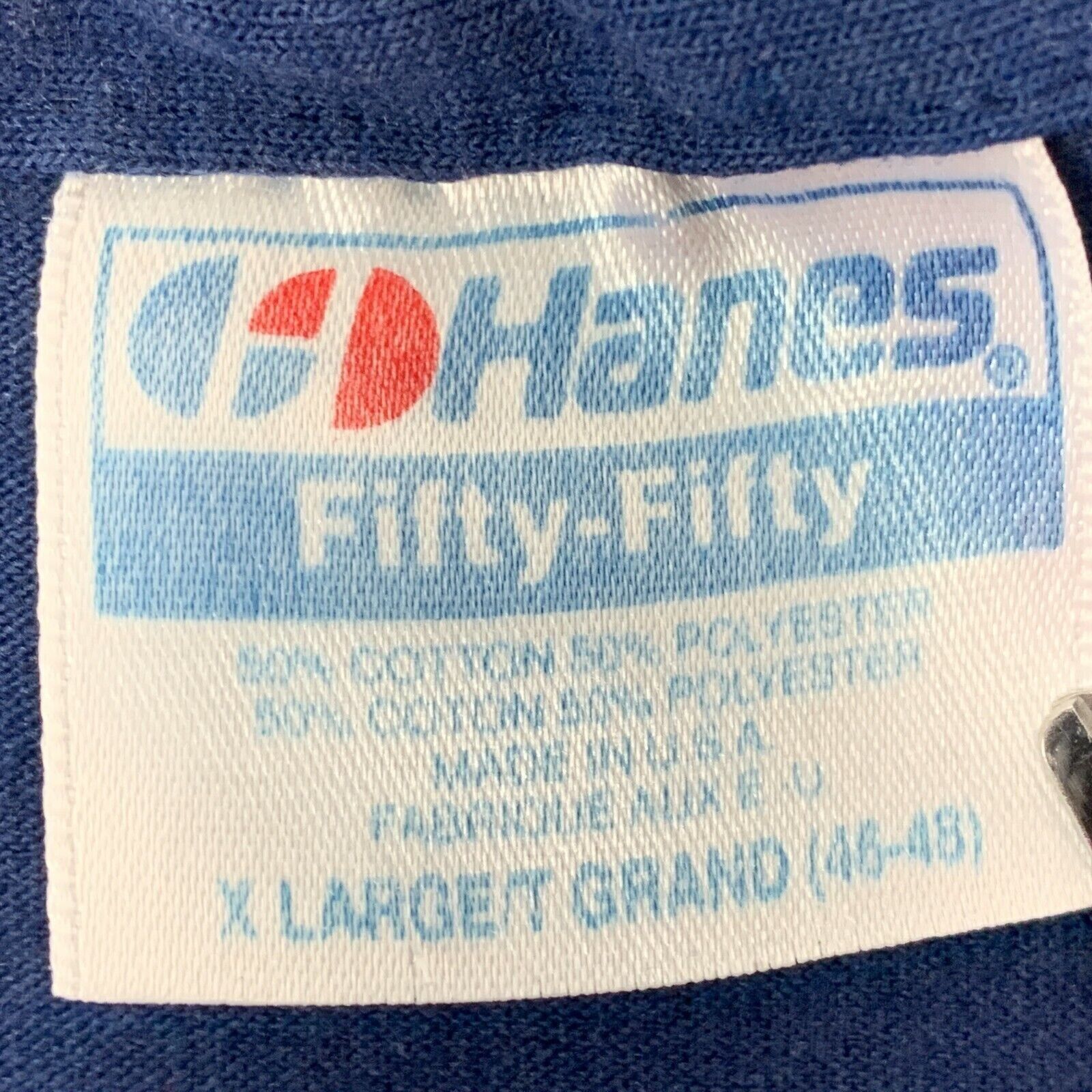 Hanes Vintage 80s Every Camps a Holiday T Shirt Seasons Blue XL Size US XL / EU 56 / 4 - 6 Thumbnail