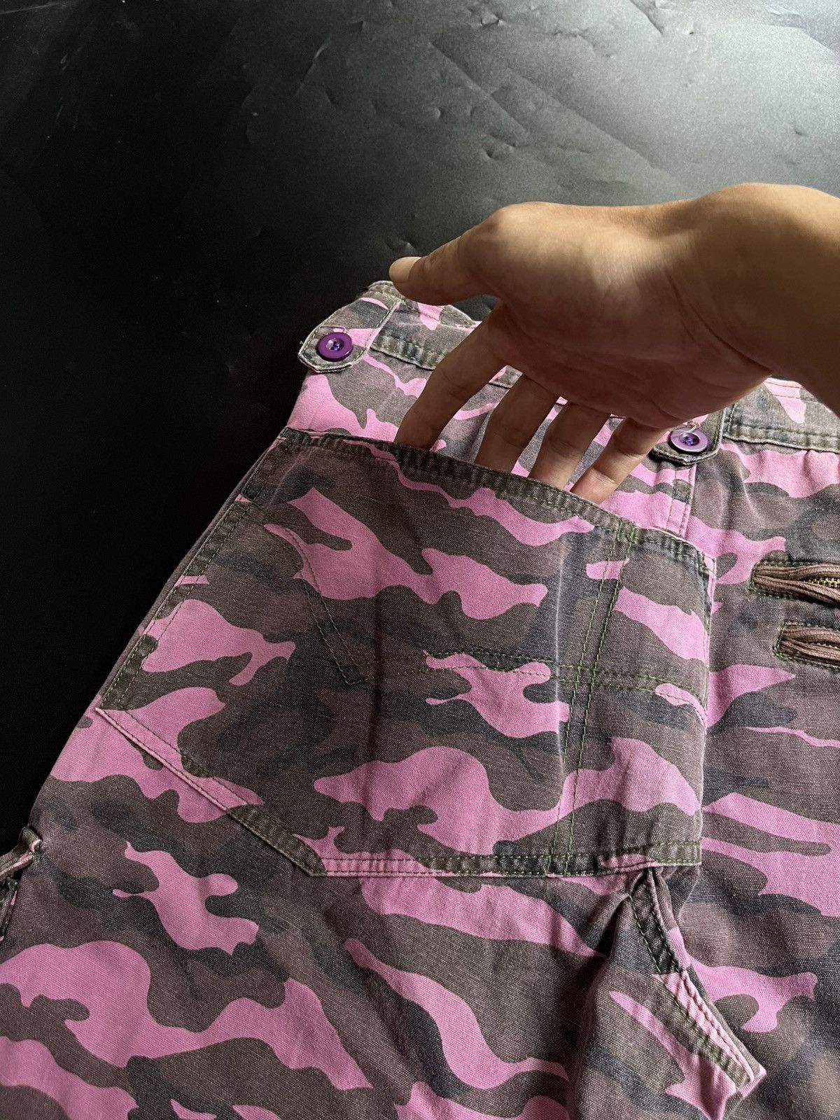 If Six Was Nine × Japanese Brand Japanese 291295 Homme multie pocket cargo cemo pink Size US 30 / EU 46 - 6 Thumbnail