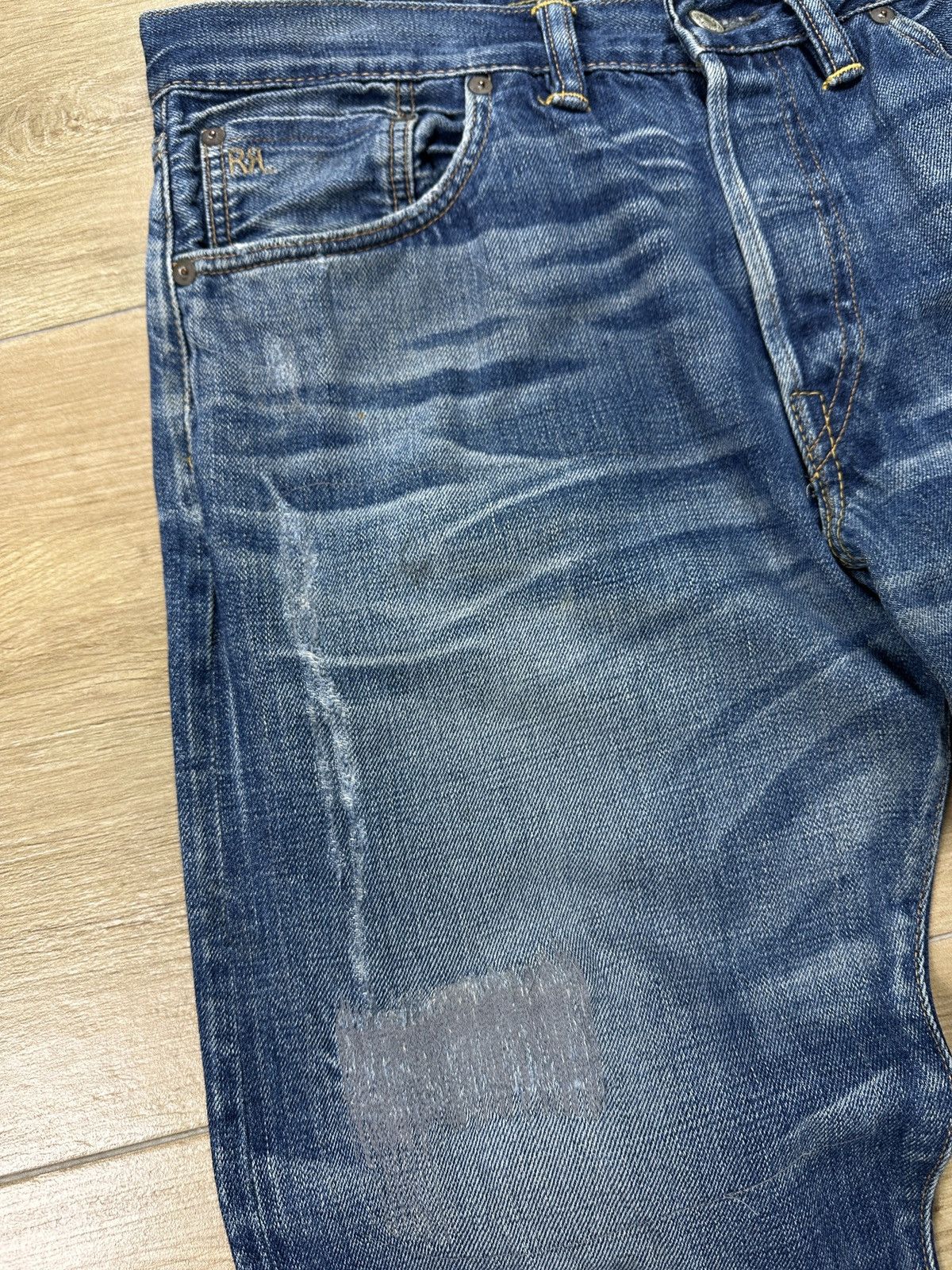 Polo Ralph Lauren × RRL Ralph Lauren × Ralph Lauren RRL Polo Ralph Lauren Boy Fit Women’s Selvedge Denim Jeans Size 29" - 7 Thumbnail