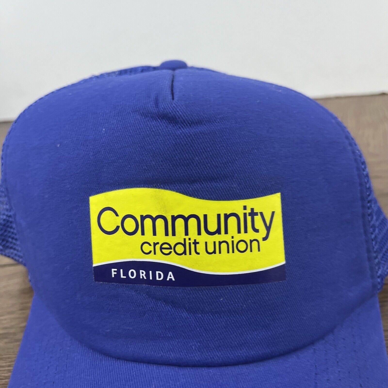 Other Community Credit Union Snapback Hat Blue Adjustable Hat Blue Size ONE SIZE - 7 Thumbnail