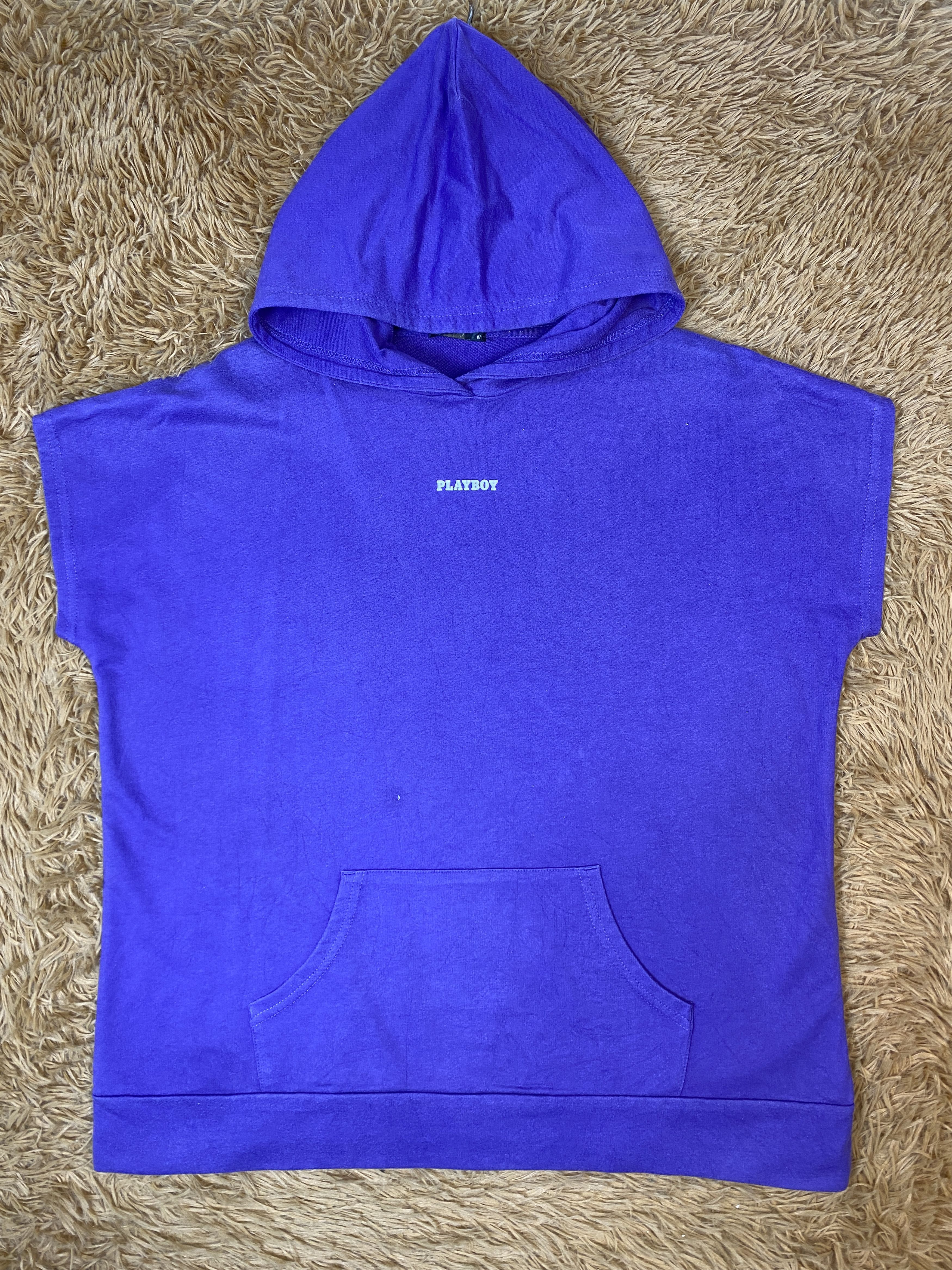 Playboy Vintage Playboy Shorts Sleeve Hoodies PS0397 Size US M / EU 48-50 / 2 - 2 Thumbnail