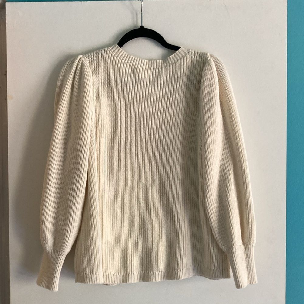 Apiece Apart Apiece Apart Ecru Knit Pullover Sweater Size M Size M / US 6-8 / IT 42-44 - 8 Thumbnail