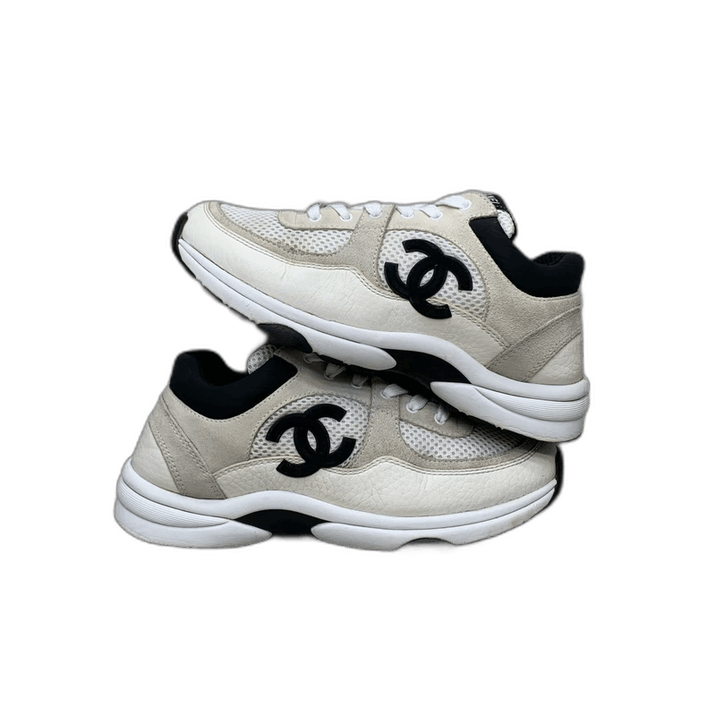 Chanel Chanel Black and White Panda Sneakers Size 37 Size US 8 / IT 38 - 1 Thumbnail