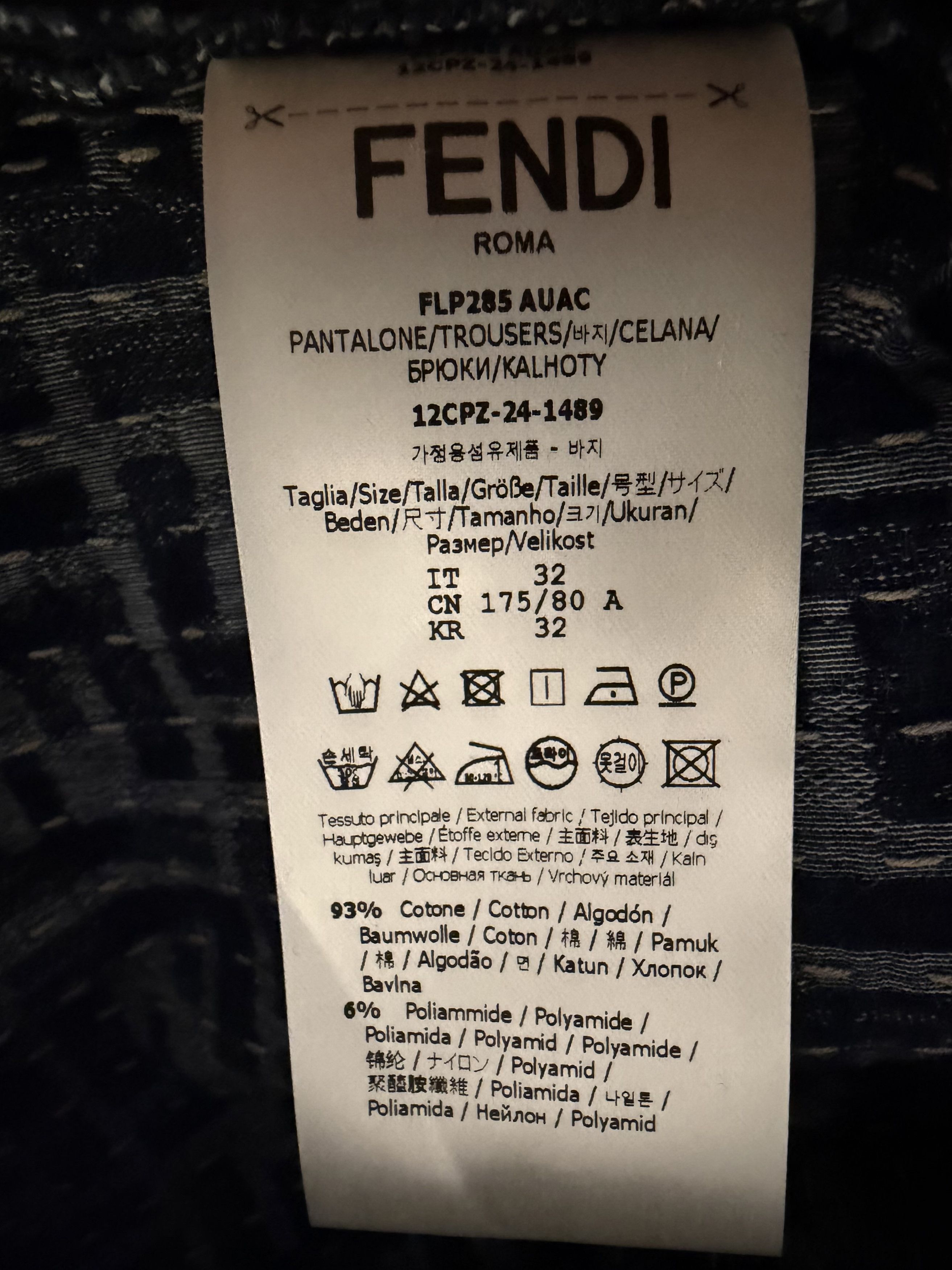 Fendi Fendi "Selleria" Stitch Denim Jeans Size US 32 / EU 48 - 19 Thumbnail
