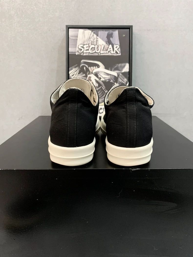 Rick Owens Rick Owens Black and White Low Top Sneakers-2508 Size US 10 / EU 43 - 7 Thumbnail
