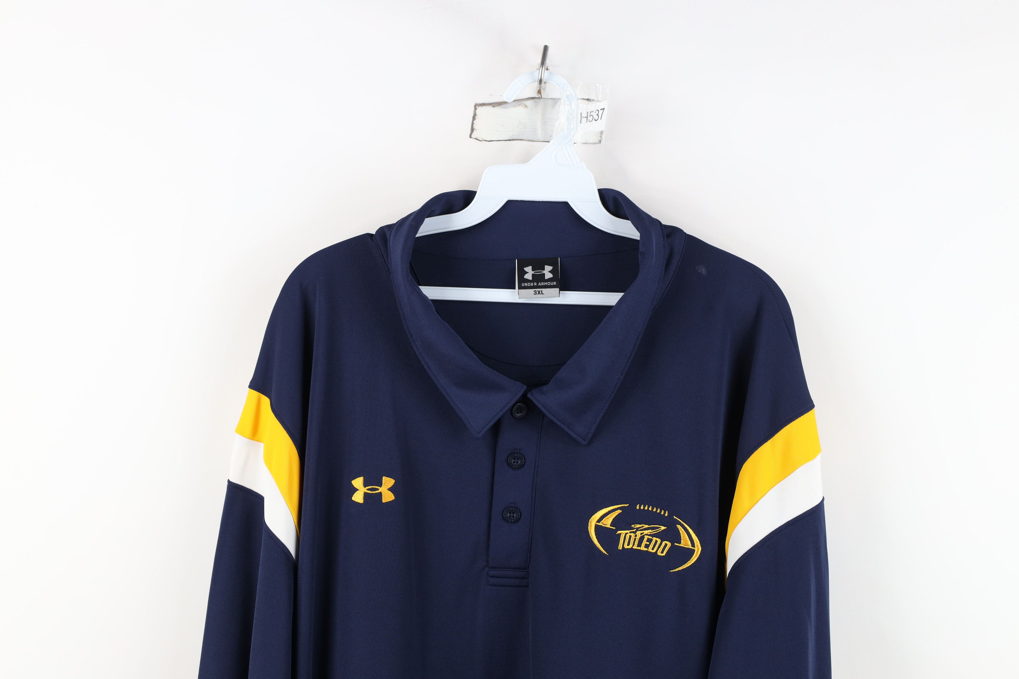 Under Armour Under Armour University of Toledo Football Long Sleeve Polo Size US XXL / EU 58 / 5 - 2 Thumbnail