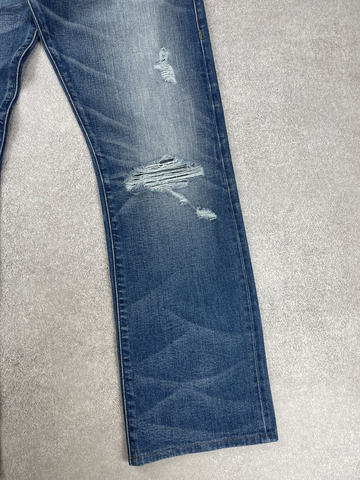 Japanese Brand × True Religion True Religion Ricky Distressed Denim Jeans Size 30 Size US 30 / EU 46 - 3 Thumbnail