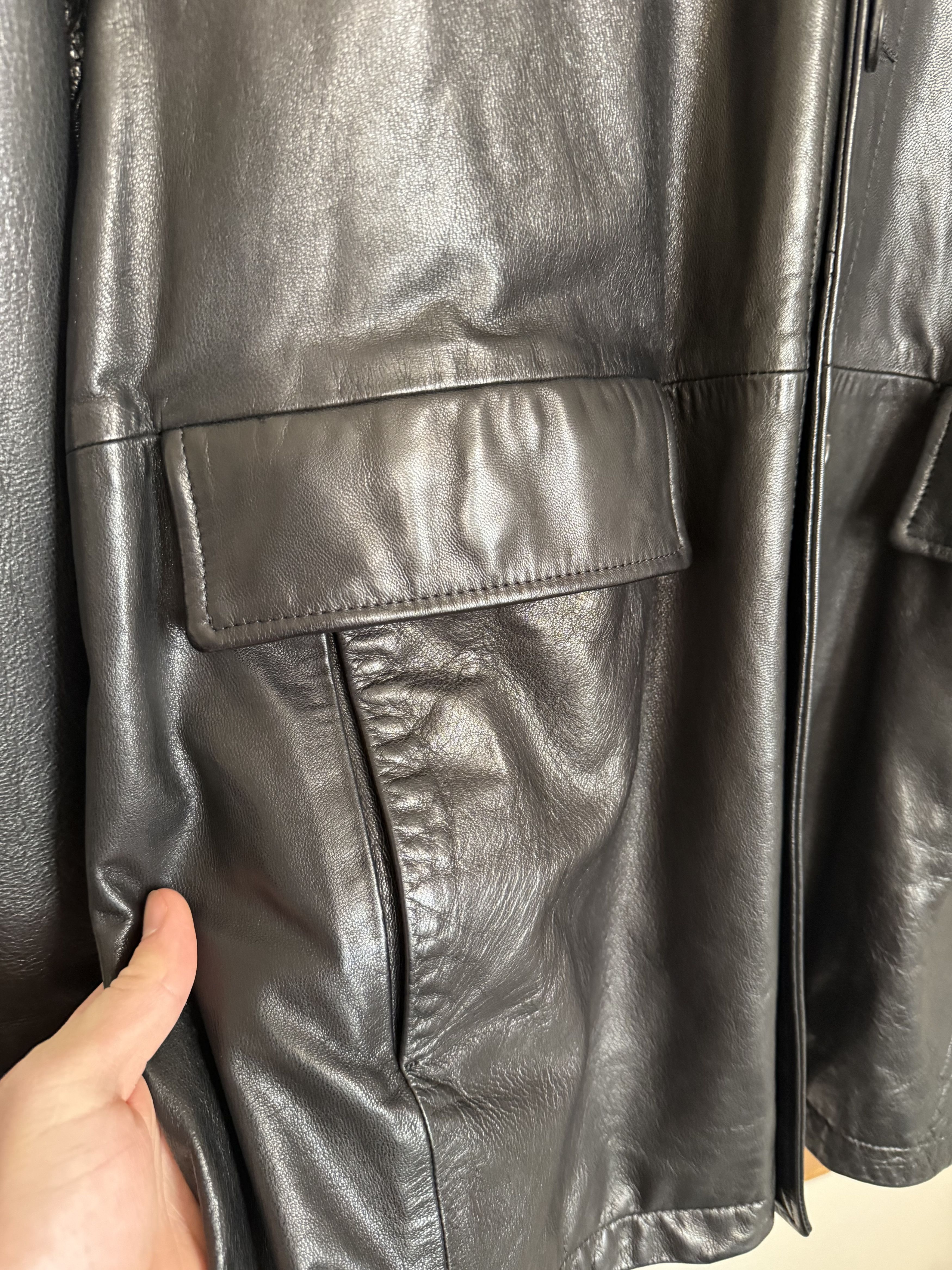 Stein Goat Leather Car Coat Size US M / EU 48-50 / 2 - 3 Thumbnail