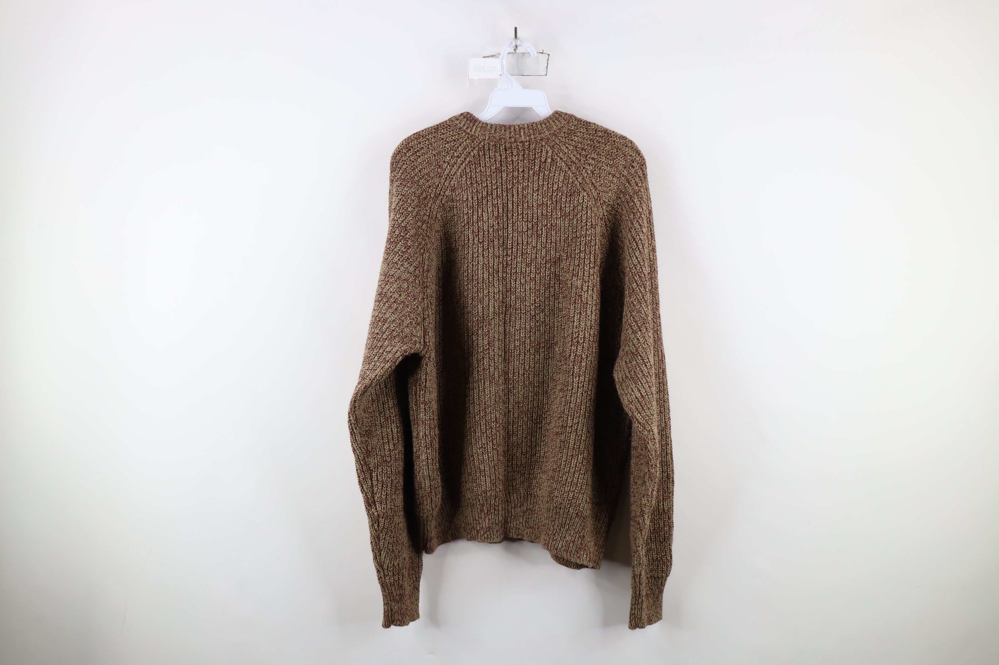 Vintage Vintage 90s Streetwear Ribbed Knit Crewneck Sweater Acrylic Size US XL / EU 56 / 4 - 5 Thumbnail