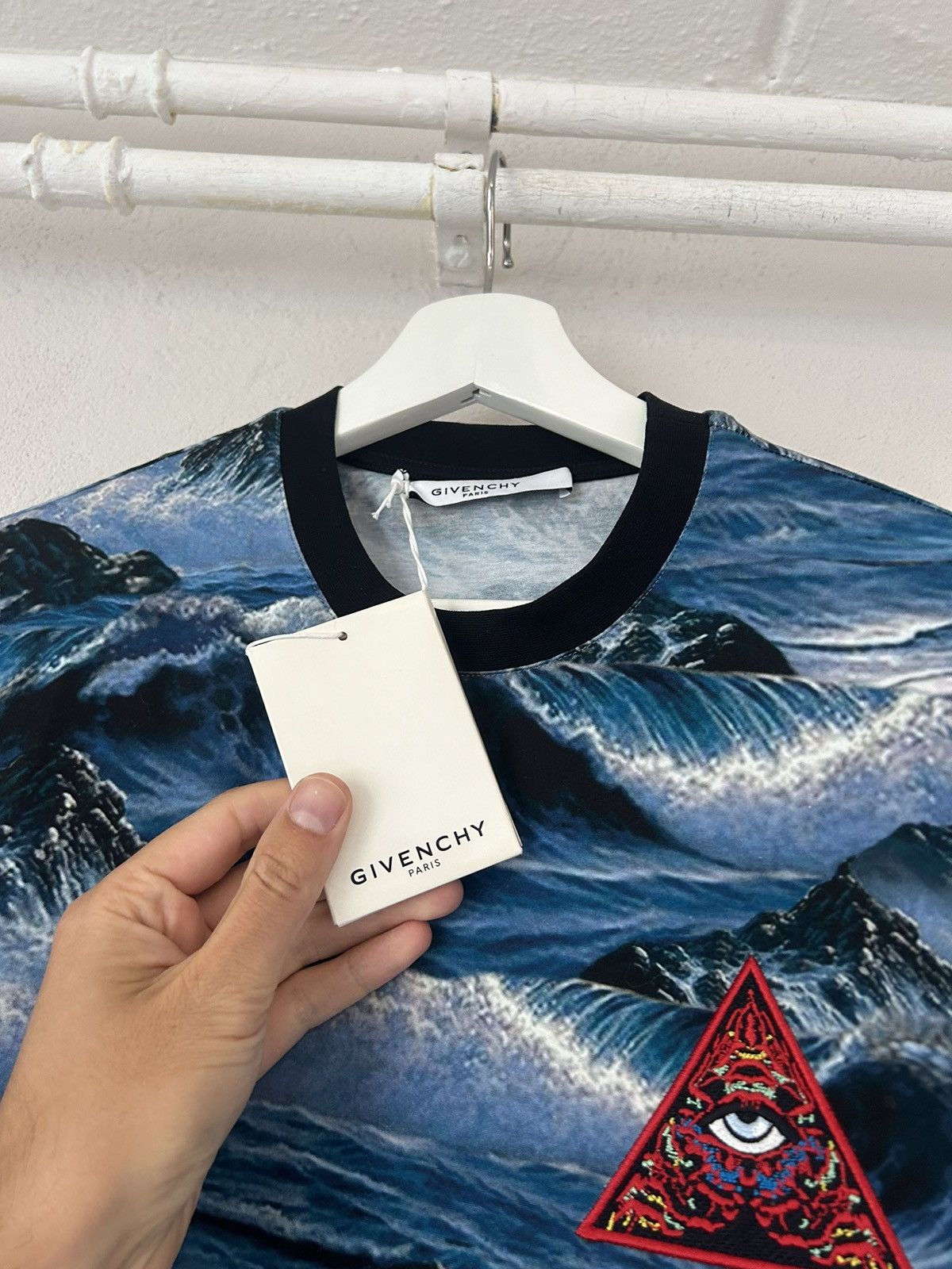 Givenchy BNWT Sea Waves Print T-Shirt Size US S / EU 44-46 / 1 - 9 Thumbnail