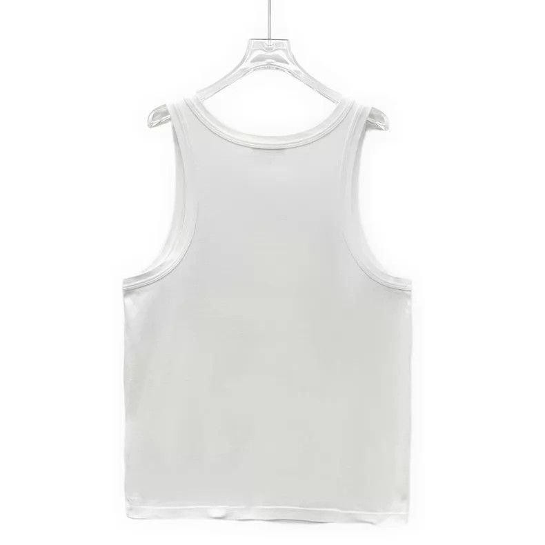 Prada Prada 23 white triangle cotton round-neck sleeveless vest Size M / US 6-8 / IT 42-44 - 2 Thumbnail