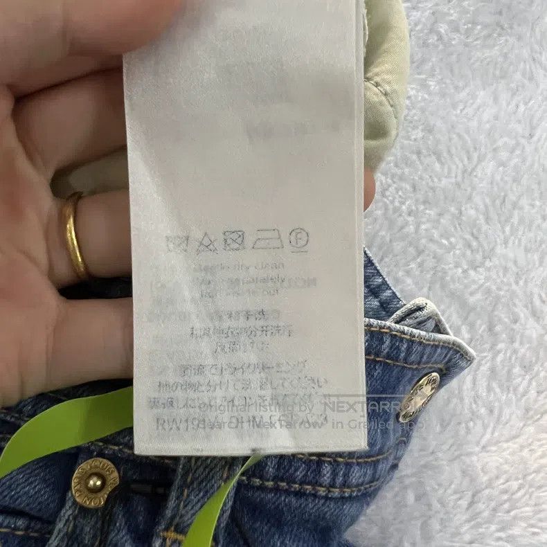Louis Vuitton Louis Vuitton Blue Skinny Jeans Size 39" - 4 Thumbnail