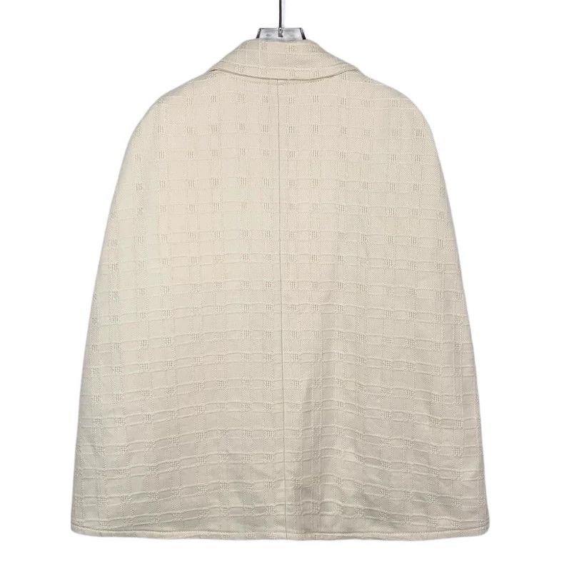 Gucci Gucci Size 36 Beige cotton mixed wool cloak jacket size 36 Size US XS / EU 42 / 0 - 2 Thumbnail