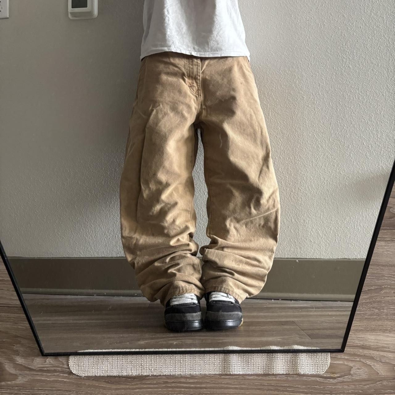 Dickies Crazy Vintage Y2K/2000s Baggy Khaki Dickies Workwear Skater Carpenter Pants! 38x30 Size US 38 / EU 54 - 1 Thumbnail