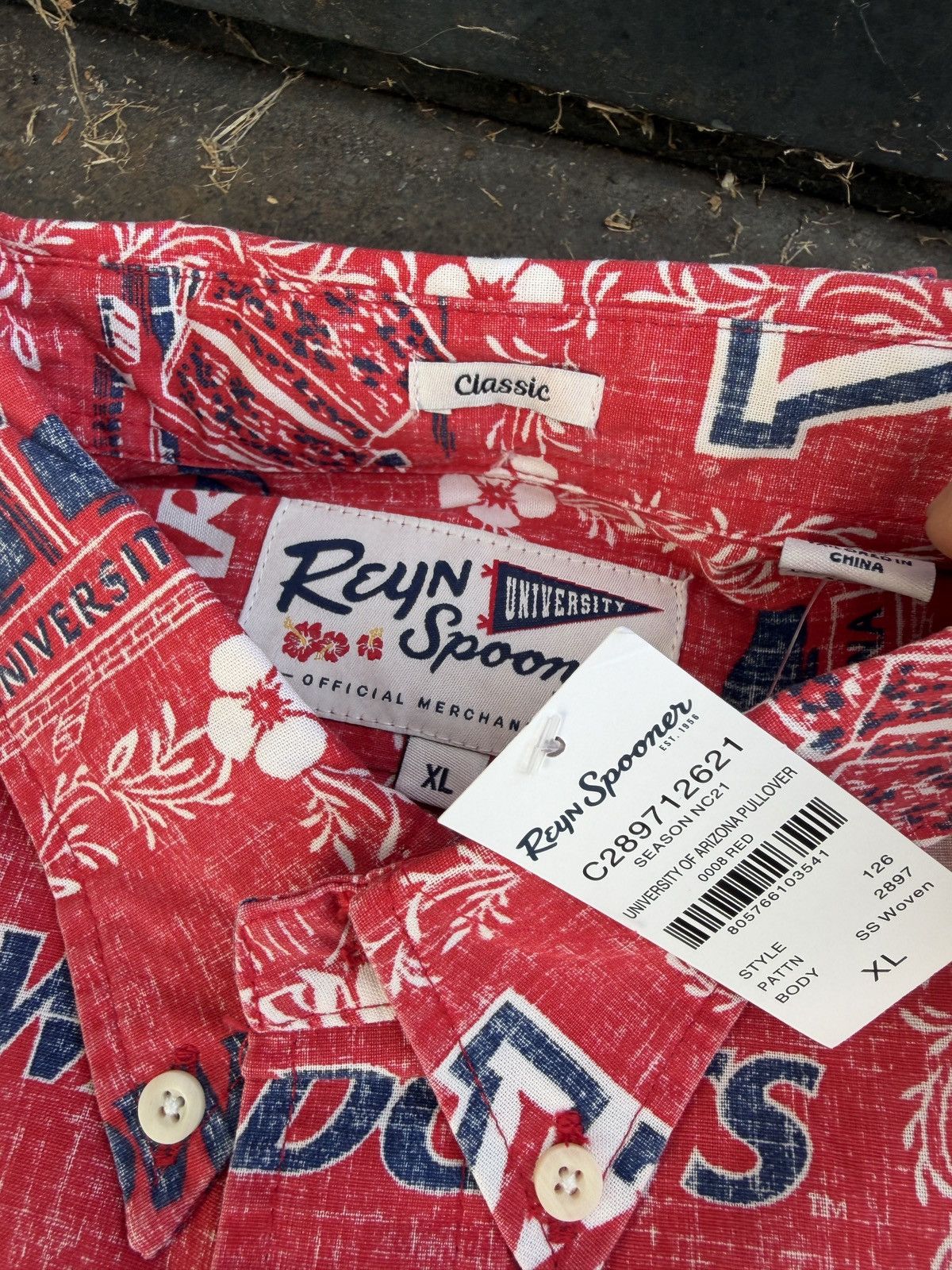 Reyn Spooner New Arizona Wildcats Men XL Red NCAA Football Reyn Spooner Size US XL / EU 56 / 4 - 4 Thumbnail