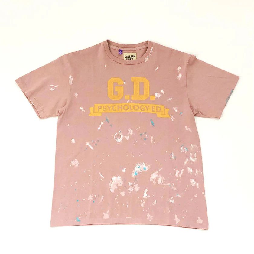 Gallery Dept. o1mle0825 Psychology ED Tee Shirt in Lavender Pink Size US XS / EU 42 / 0 - 1 Thumbnail