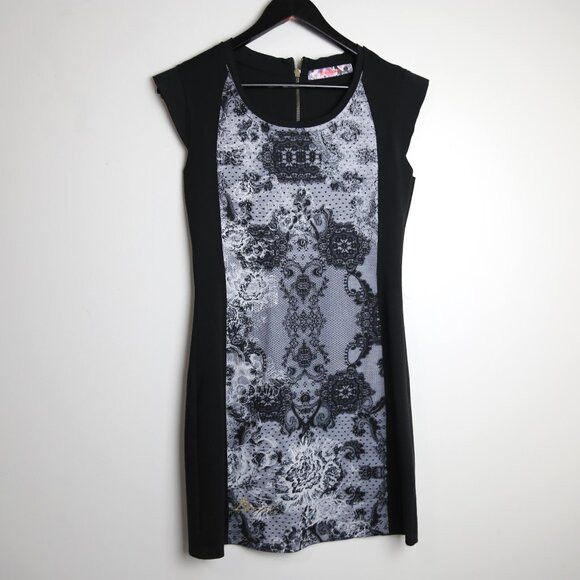 Desigual Desigual Slim Short Stretch Boho Batik Mandala Dress Size S / US 4 / IT 40 - 1 Thumbnail