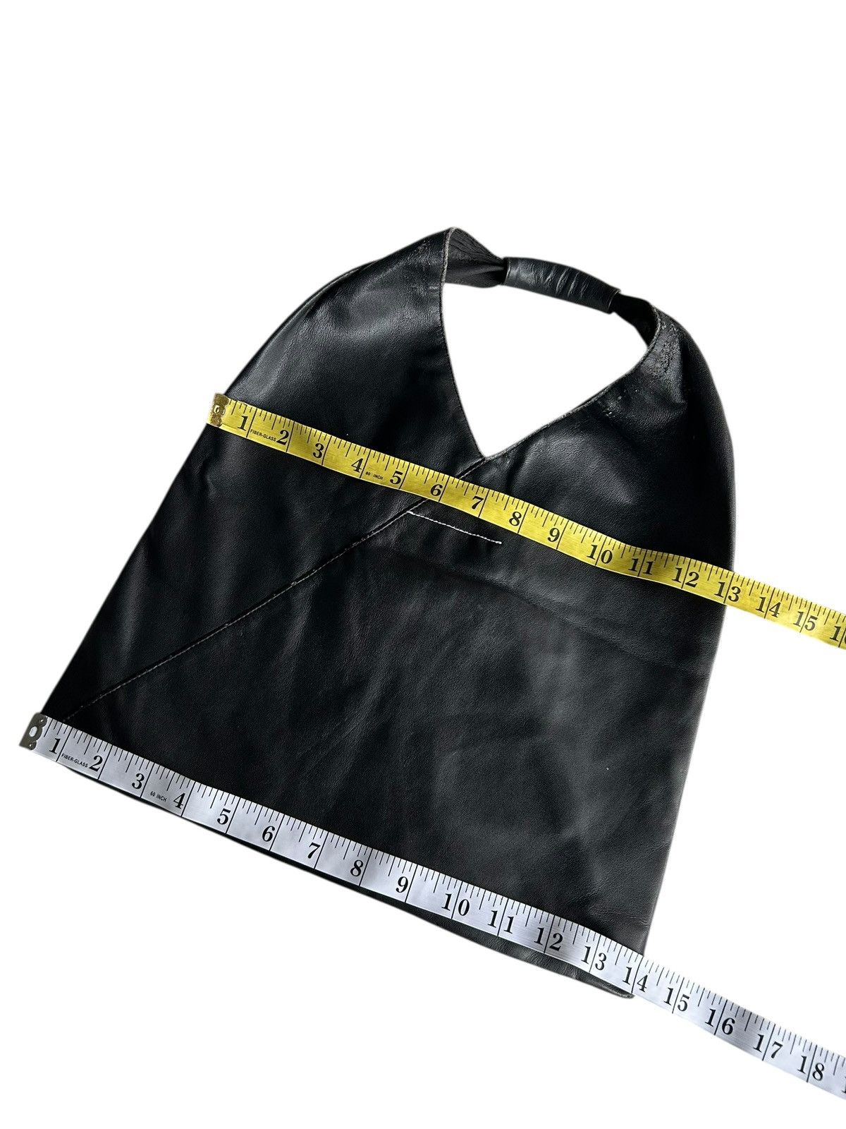 Maison Margiela MM6 - Maison Margiela Leather Distressed Tote Bag Size ONE SIZE - 24 Thumbnail
