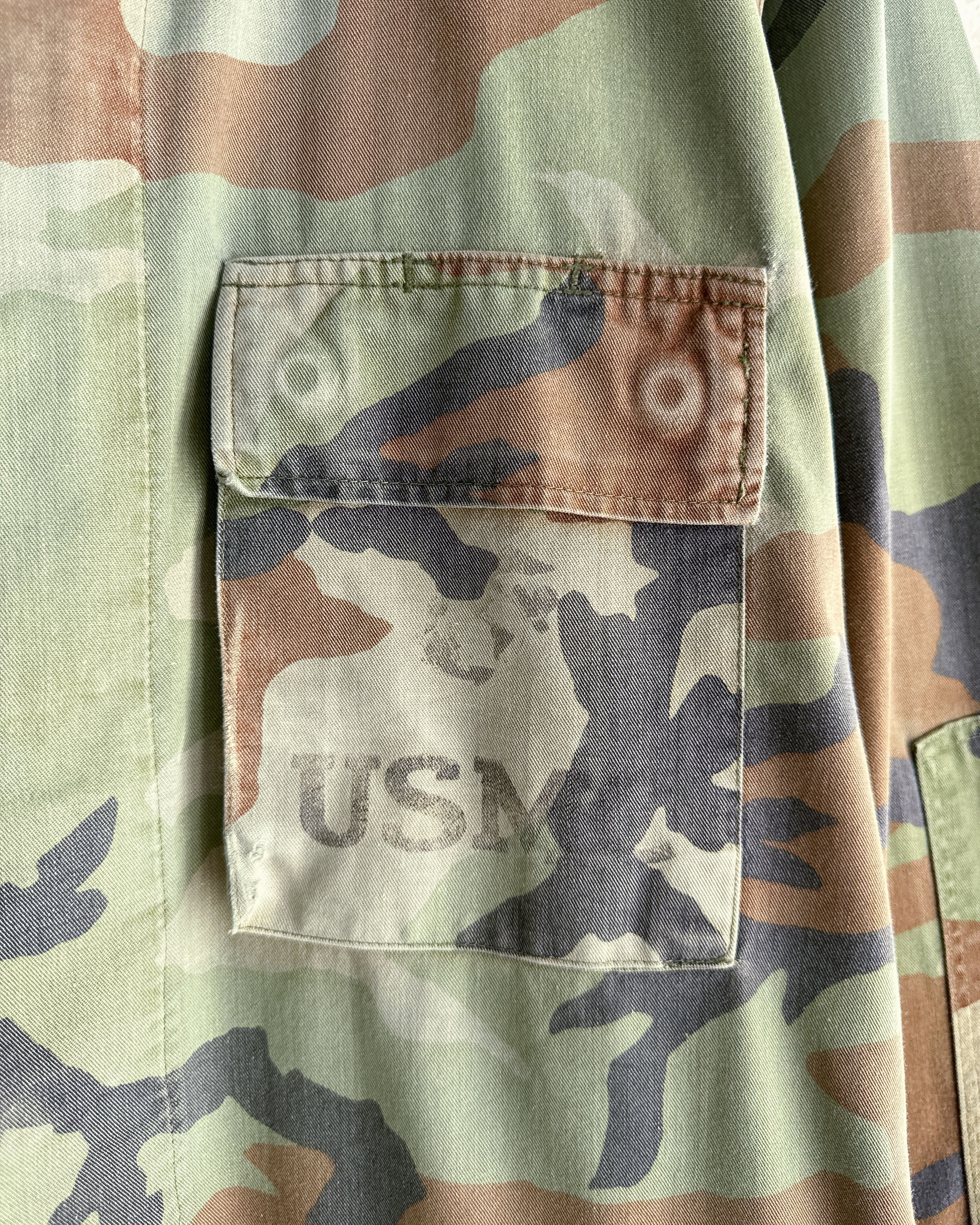 Vintage Vintage 90s USMC Marine Woodland Camo Combat Jacket Men’s M Size US M / EU 48-50 / 2 - 2 Thumbnail