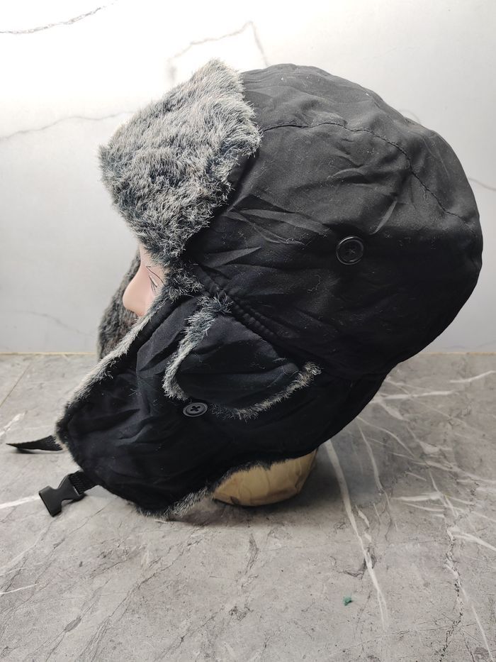 Vintage Vintage Y2k Ushanka Fur Earflap Cap Hat Size ONE SIZE - 4 Thumbnail