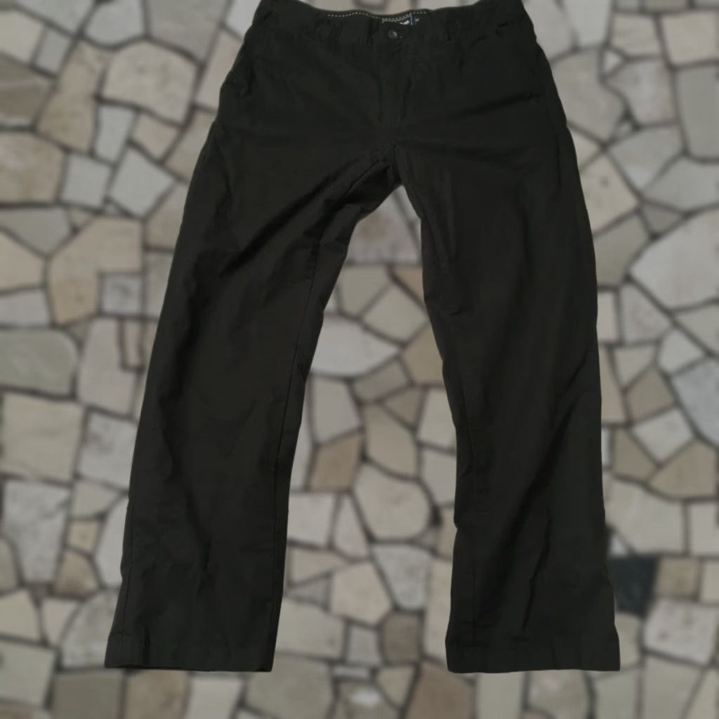 Vintage khaki bros Classic Fit Black Chinos Pants 34 Adult Men Khakis Slacks Pockets 34 in Seam Straight Adjustable? Size US 34 / EU 50 - 1 Thumbnail