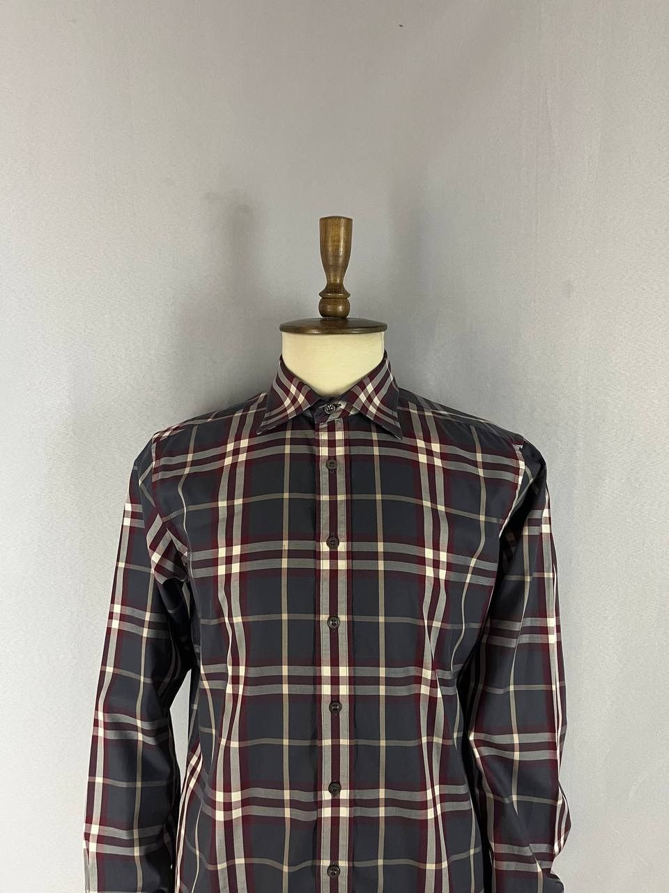 Burberry Burberry Shirt Nova Check Navy Size US L / EU 52-54 / 3 - 2 Thumbnail