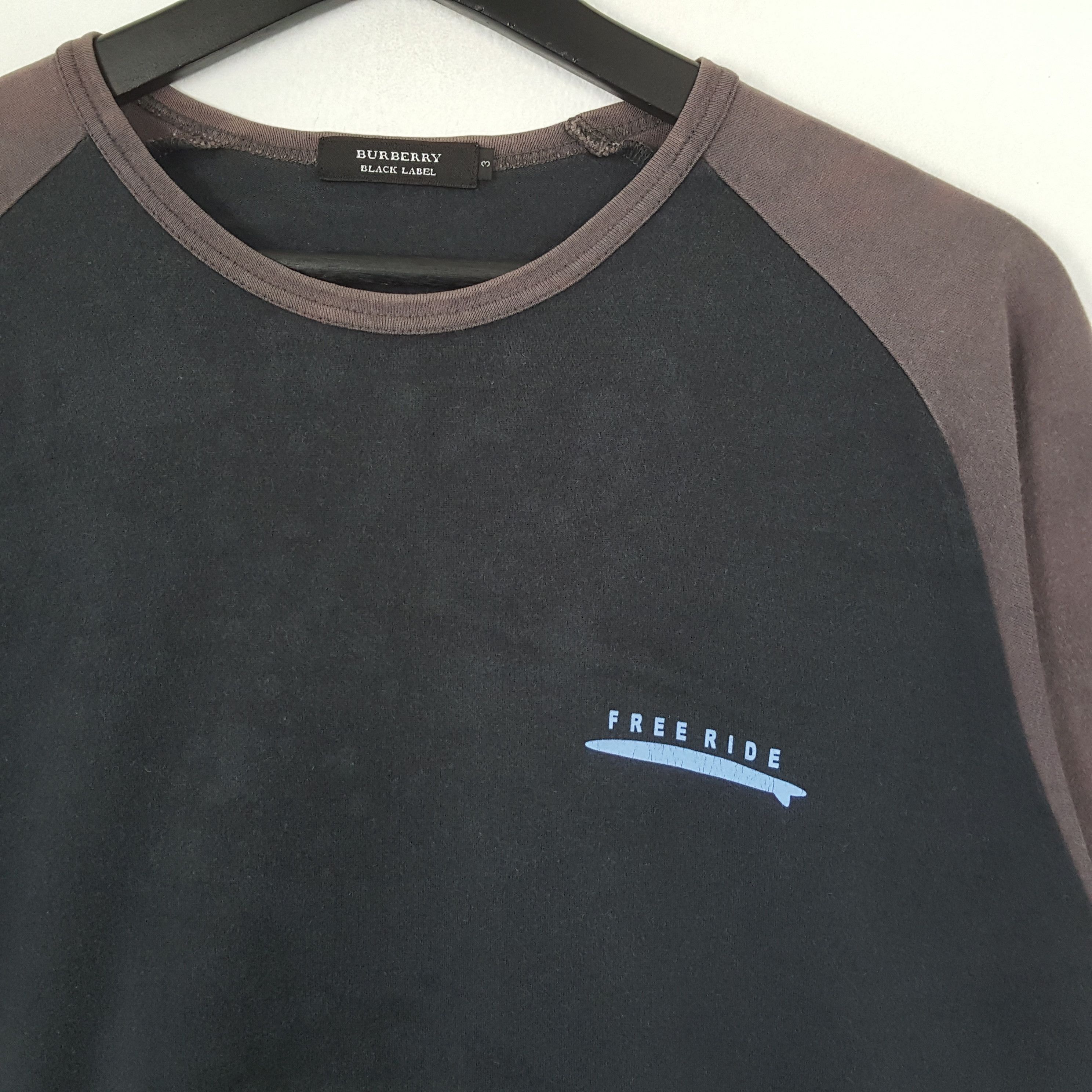 Burberry × Vintage Burberry Black Label 2007 Ocean Life Rare Design Tshirt Size US M / EU 48-50 / 2 - 4 Thumbnail