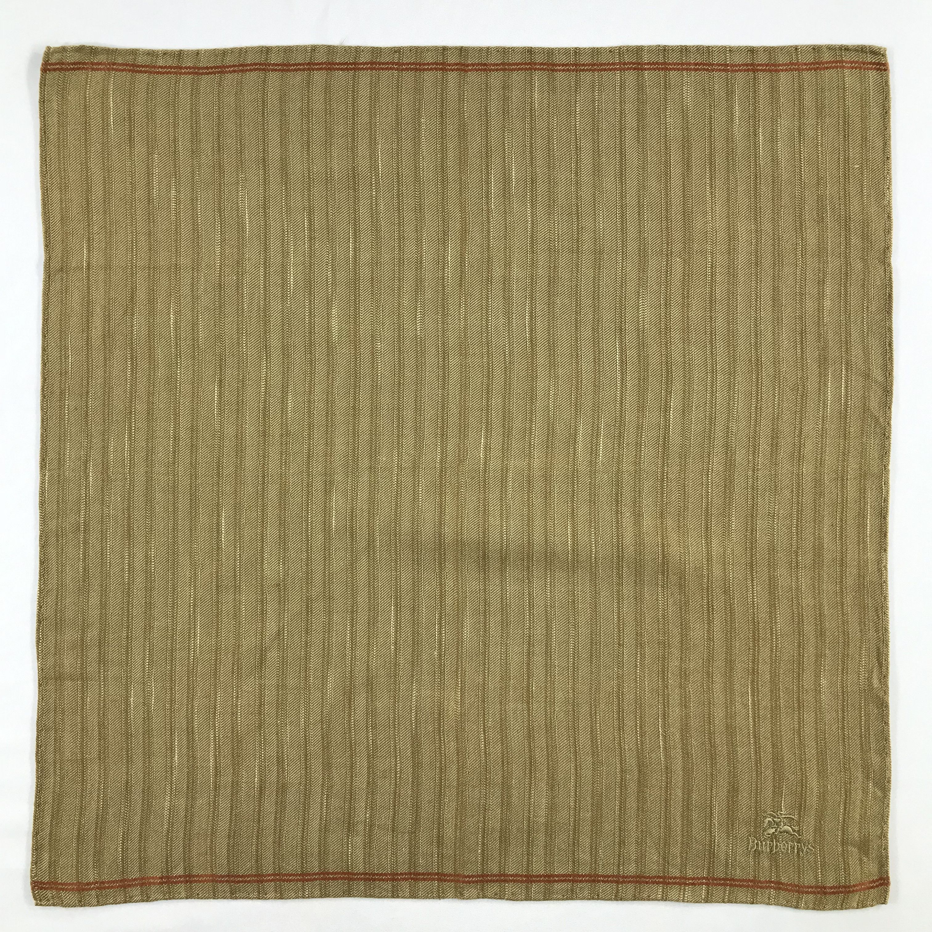 Burberry × Vintage Burberry Bandana / Handkerchief / Neckerchief - S2547 Size ONE SIZE - 1 Thumbnail