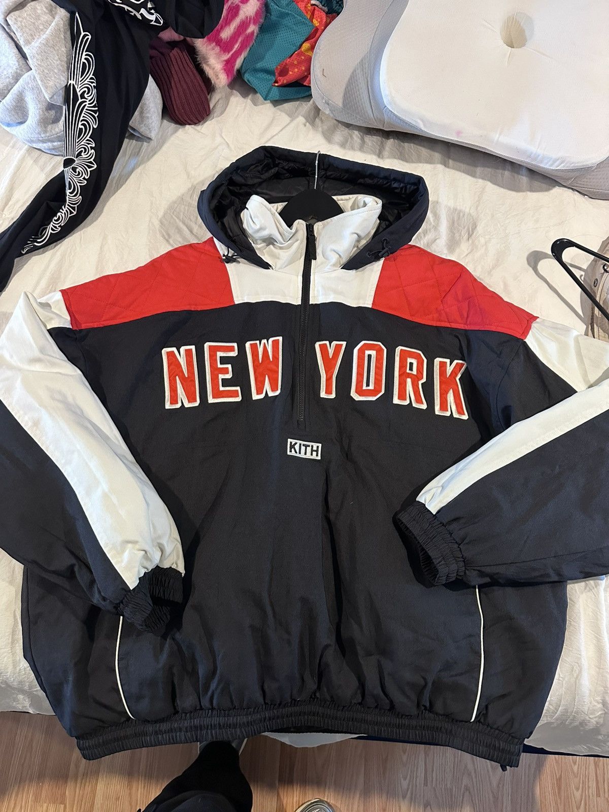 Kith × NHL KITH x New york RANGERS anorak Size US XL / EU 56 / 4 - 1 Thumbnail