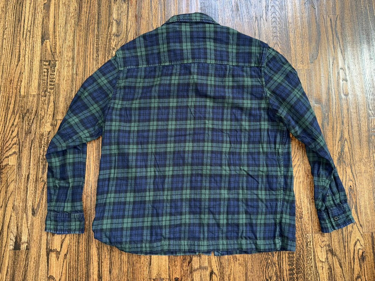 Kith Kith FW21 Black-watch Green/Navy Plaid Flannel Shirt Sz XL Size US XL / EU 56 / 4 - 6 Thumbnail