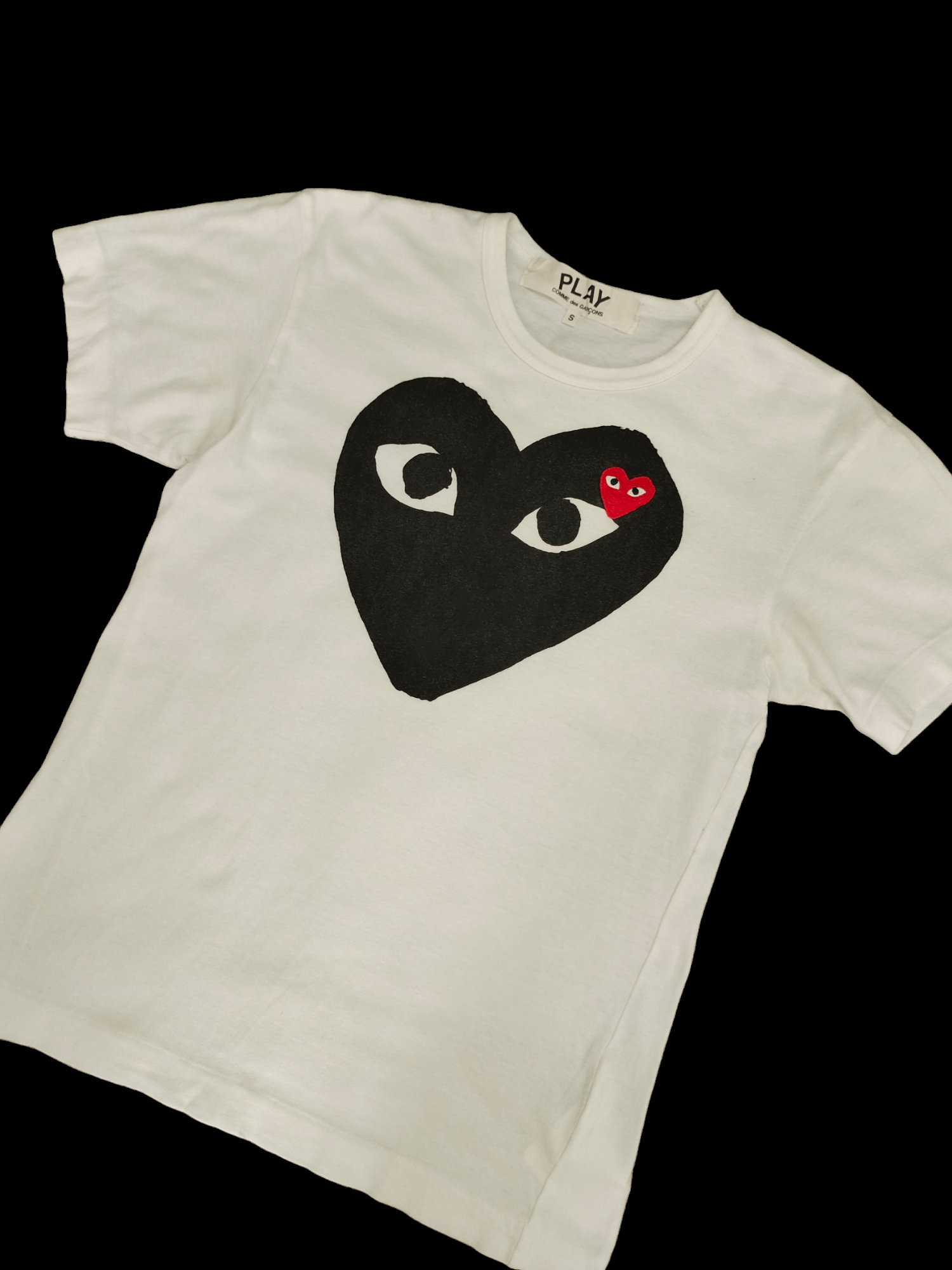 Comme des Garcons PLAY Comme Des Garcons Play Black Logo T-Shirt Size US S / EU 44-46 / 1 - 1 Thumbnail